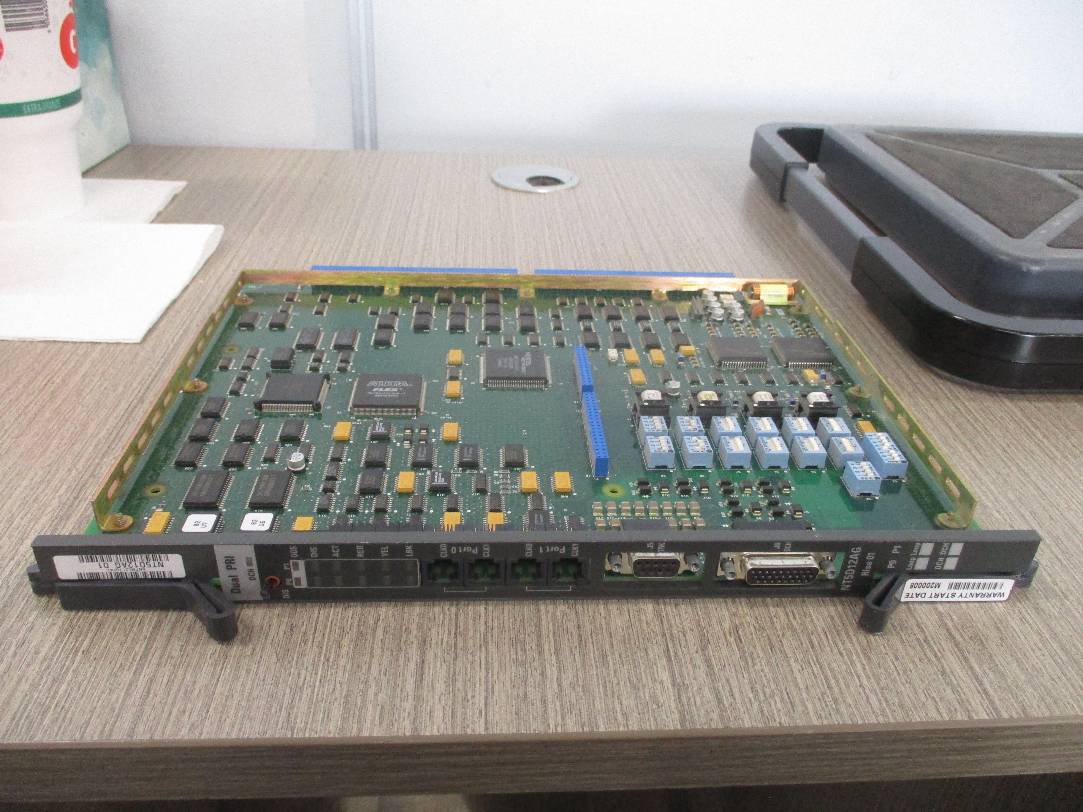 Nortel Meridian Dual Port PRI Card NT5D12AG Rlse 01 Used
