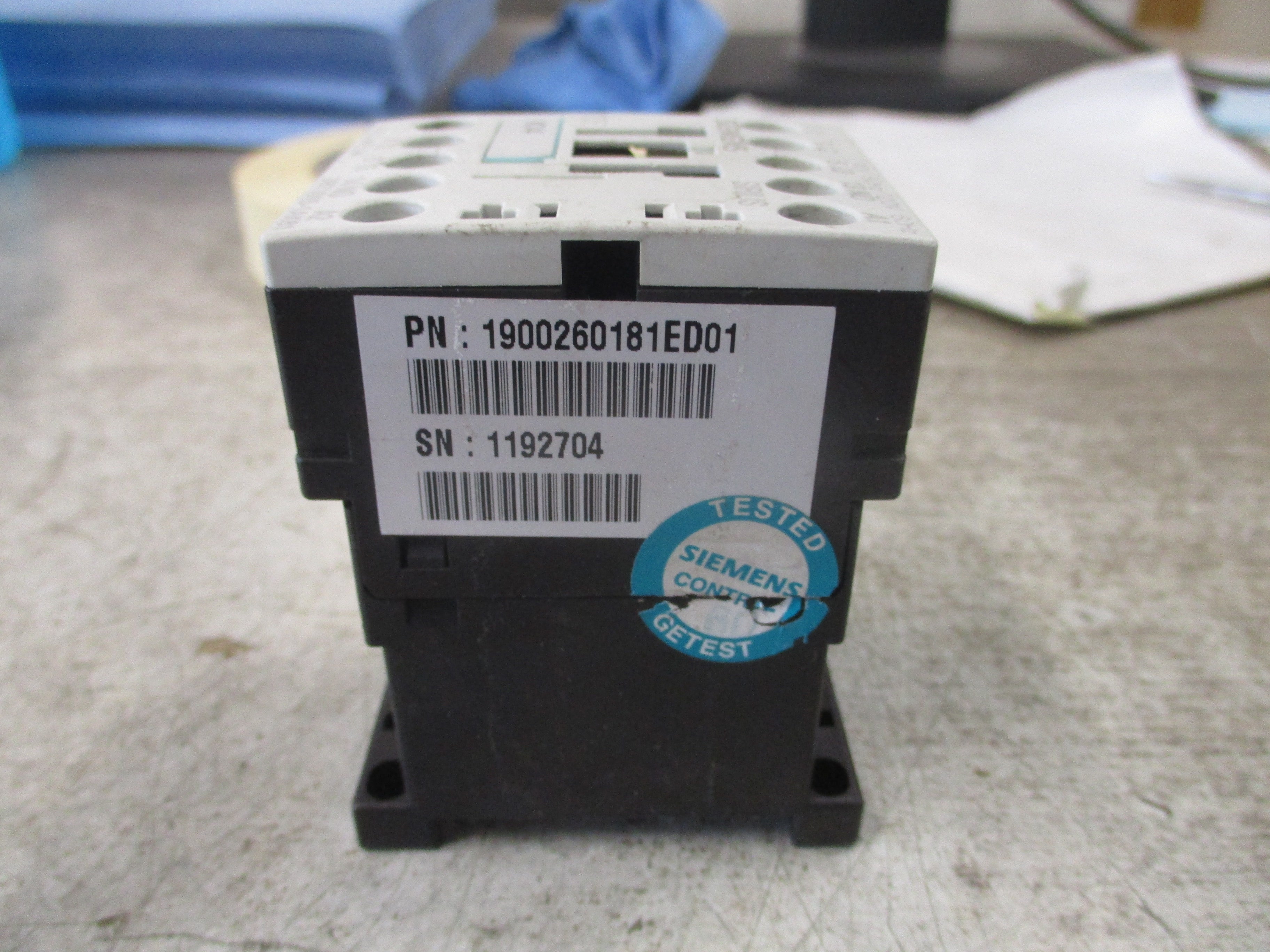 Siemens Sirius Contactor 3RT1015-1AK61 120V Coil Used