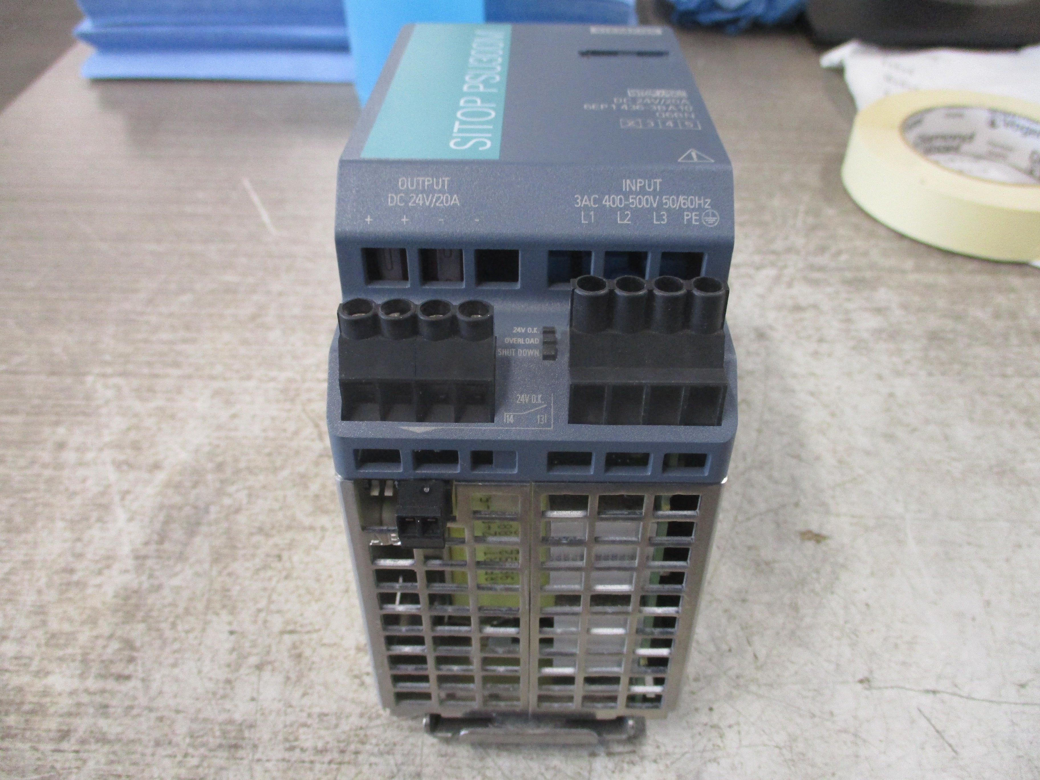 Siemens SITOP PSU300M Power Supply 6EP1436-3BA10 Input: 3AC 400-500V 1.2-1.0A