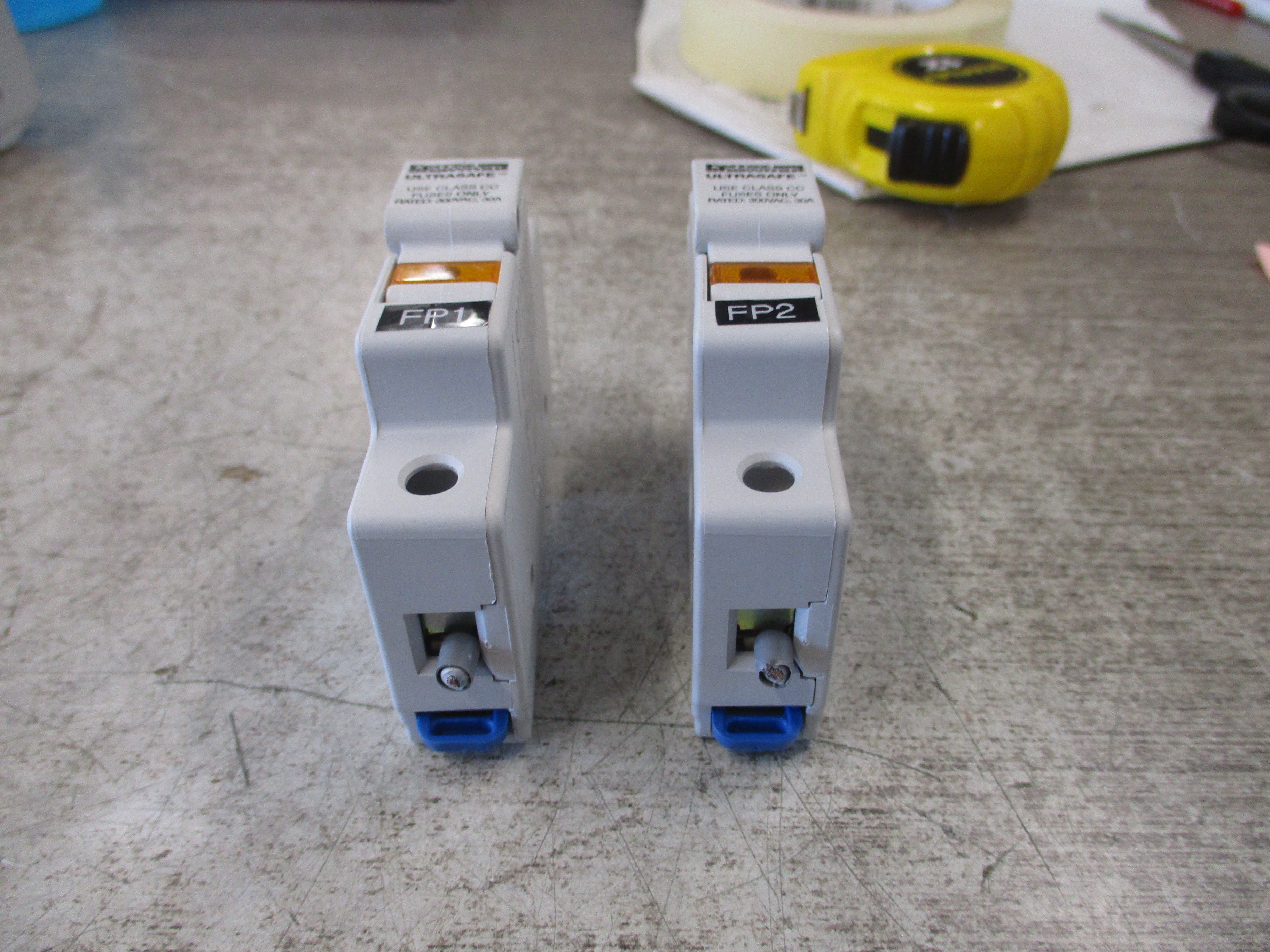 Ferraz Shawmut Ultrasafe Fuseholder USCC1I-AC300 30A 300V 1P * Lot of 2 * Used