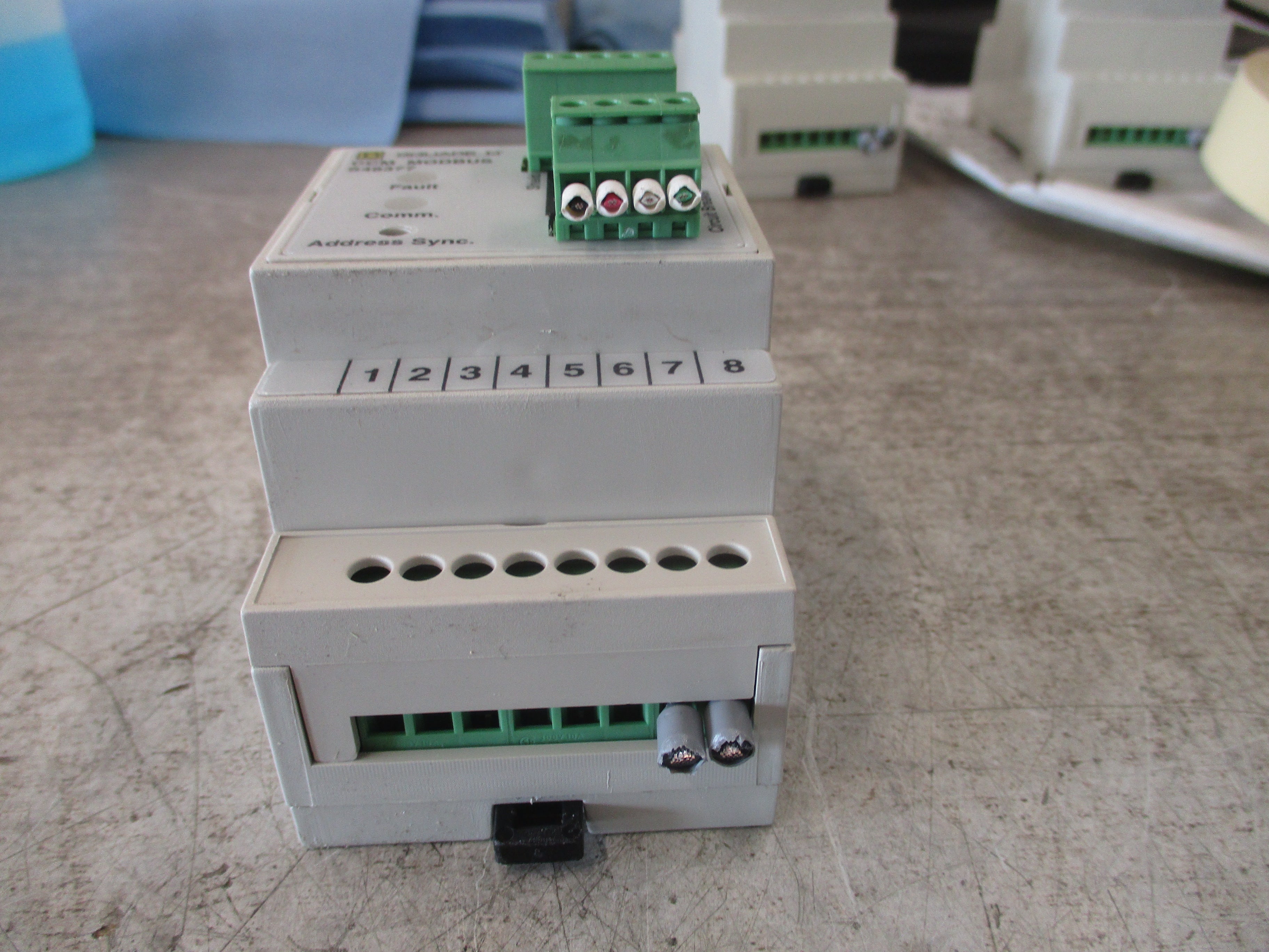 Square D CCM Modbus Module S48377 *(2) Broken Clips* Used