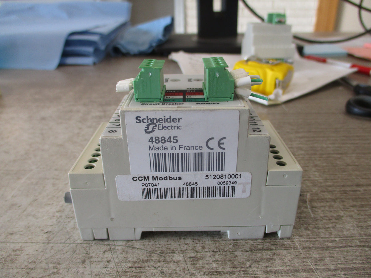 Square D CCM Modbus Module S48377 *(1) Broken Clip* Used