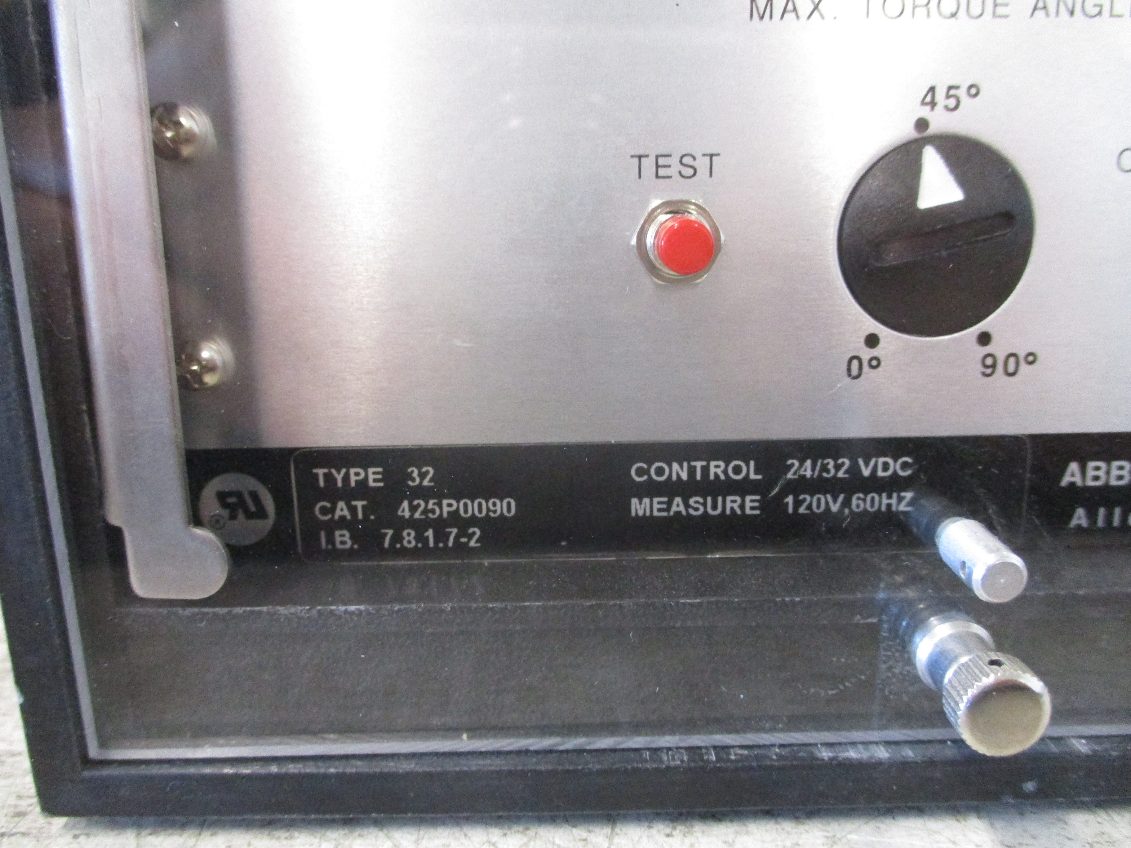 ABB Circuit Shield Directional Relay 425P0090 Control: 24/32VDC Measure: 120VAC