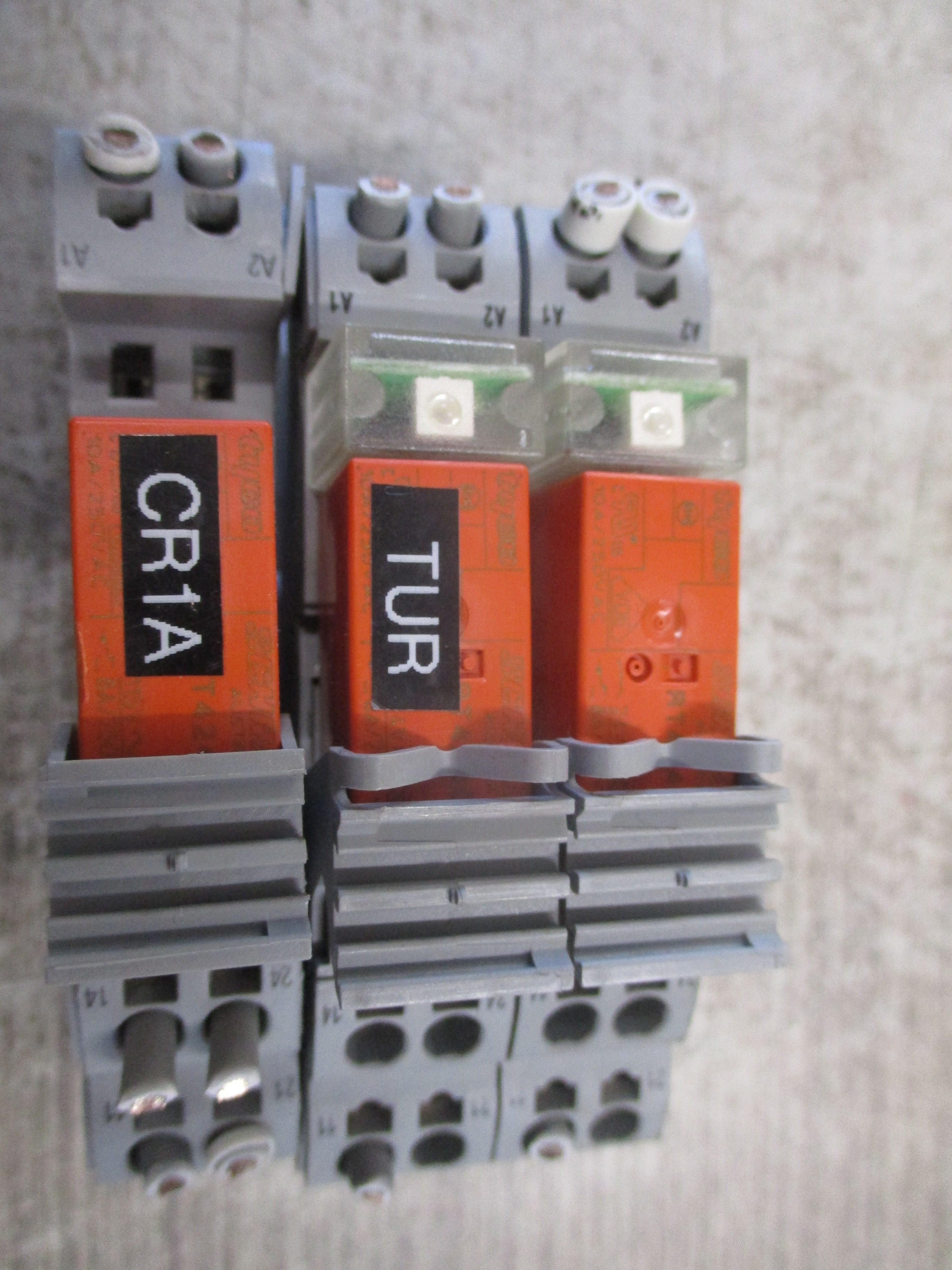 Tyco Schrak Relay RT424024 24VDC w/ Base *Lot of 3* Used