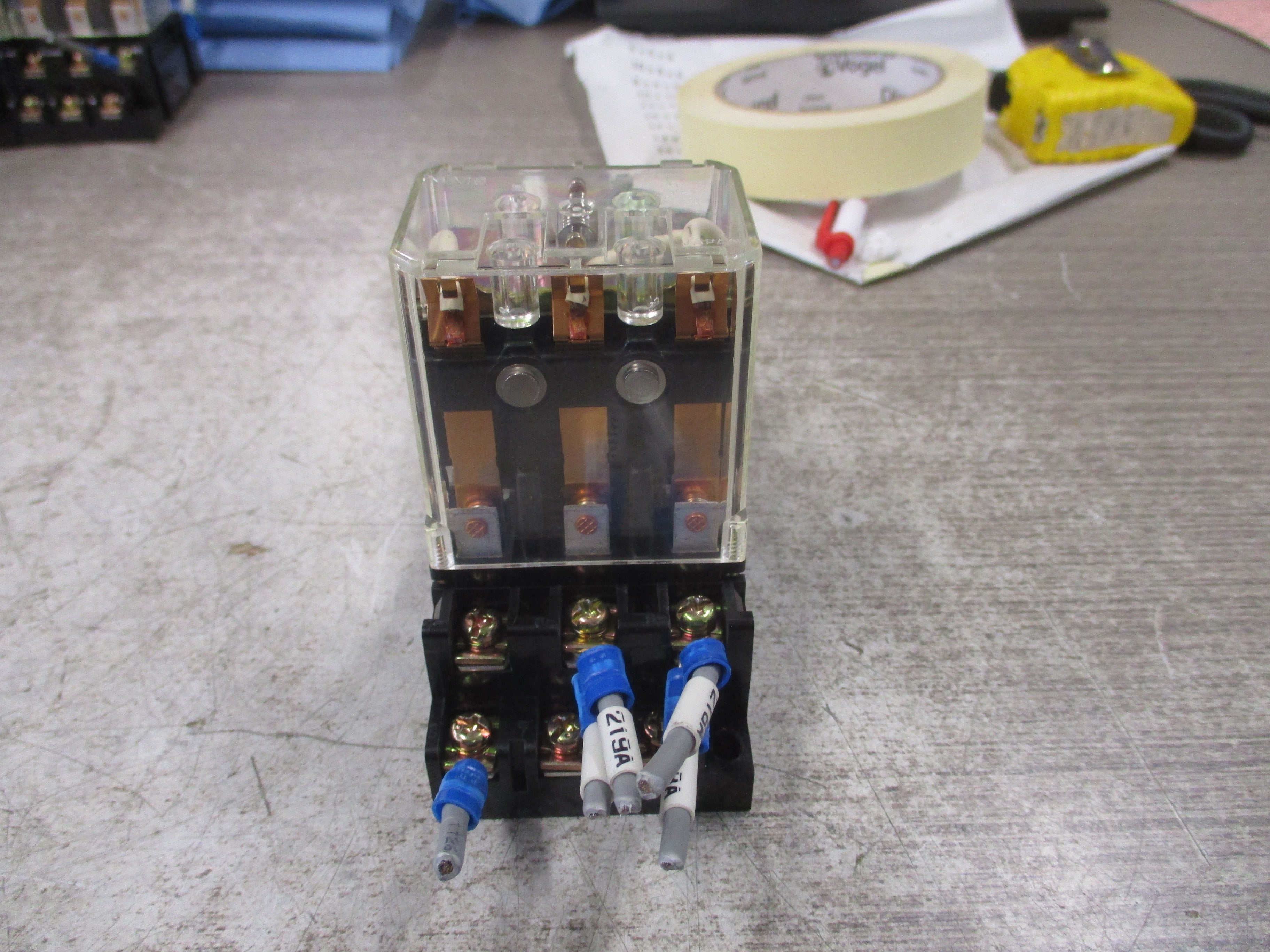 NAiS Relay HG3-DC24V 24VDC Coil W/Base Used