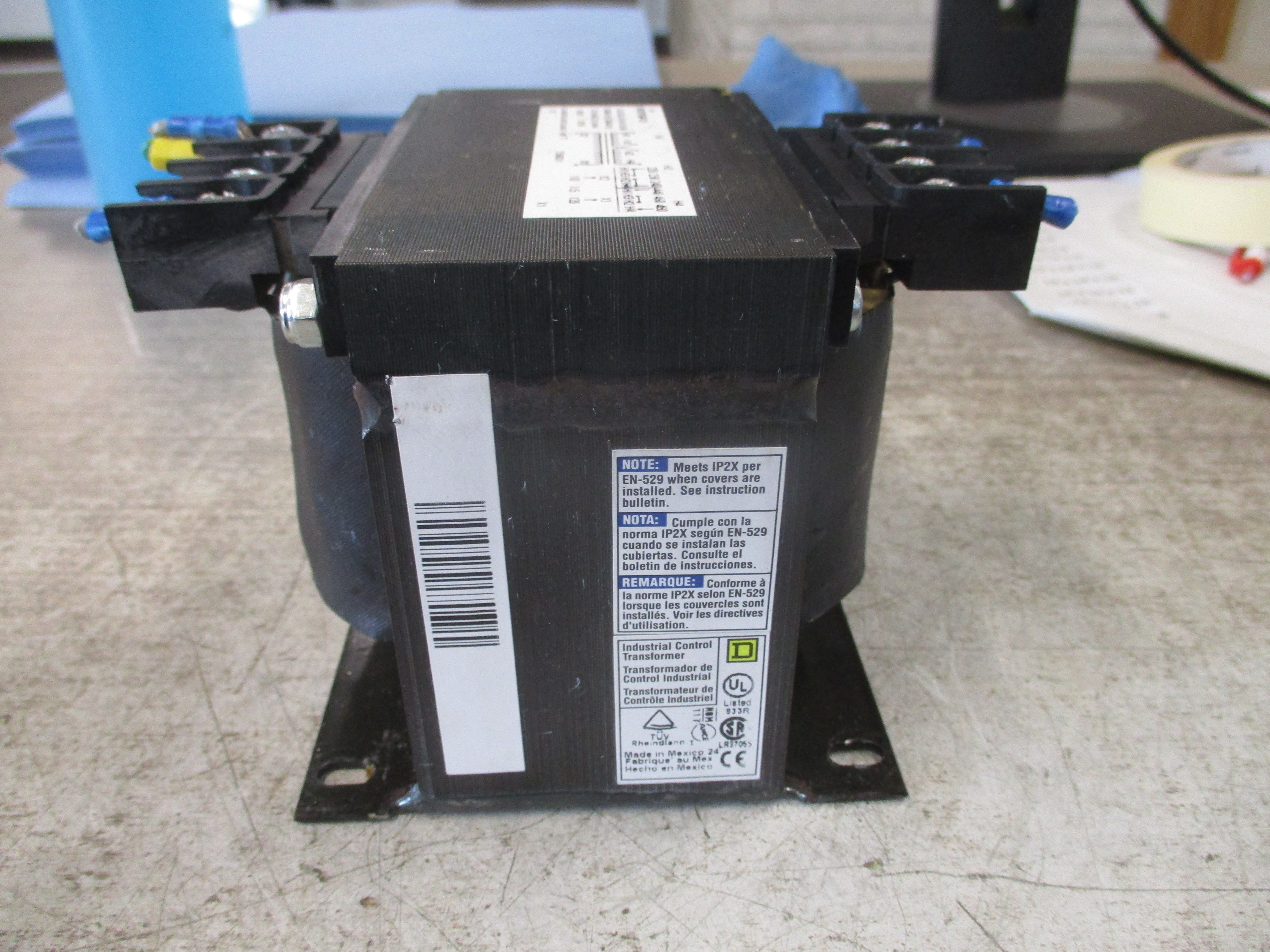 Square D Transformer 9070T500D1 .500KVA Pri: 240/480V Sec 120V Used