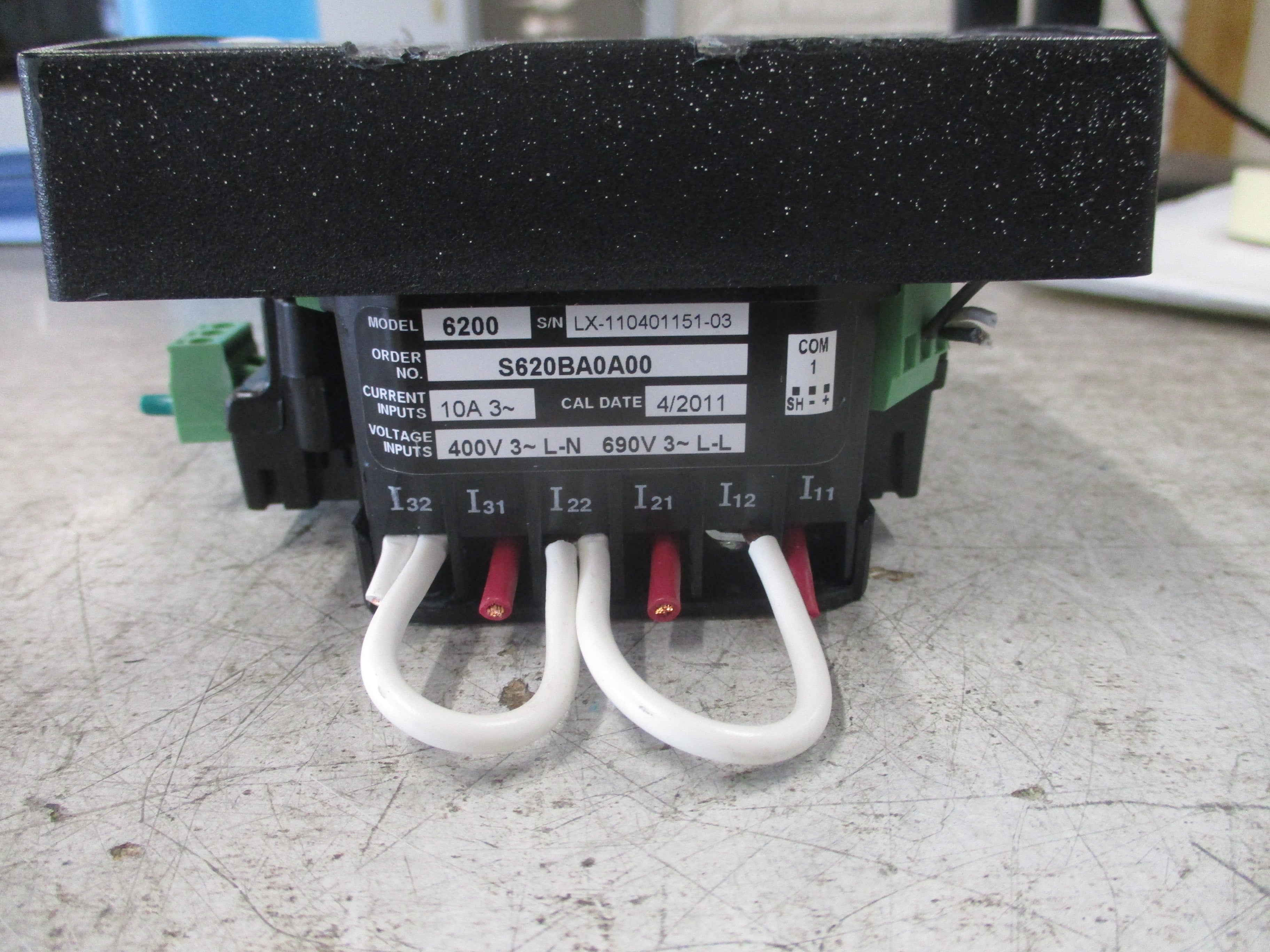 Square D PowerLogic Ion 6200 Power Monitor S620BA0A00 400V L-L 690V L-L 10A 3Ph