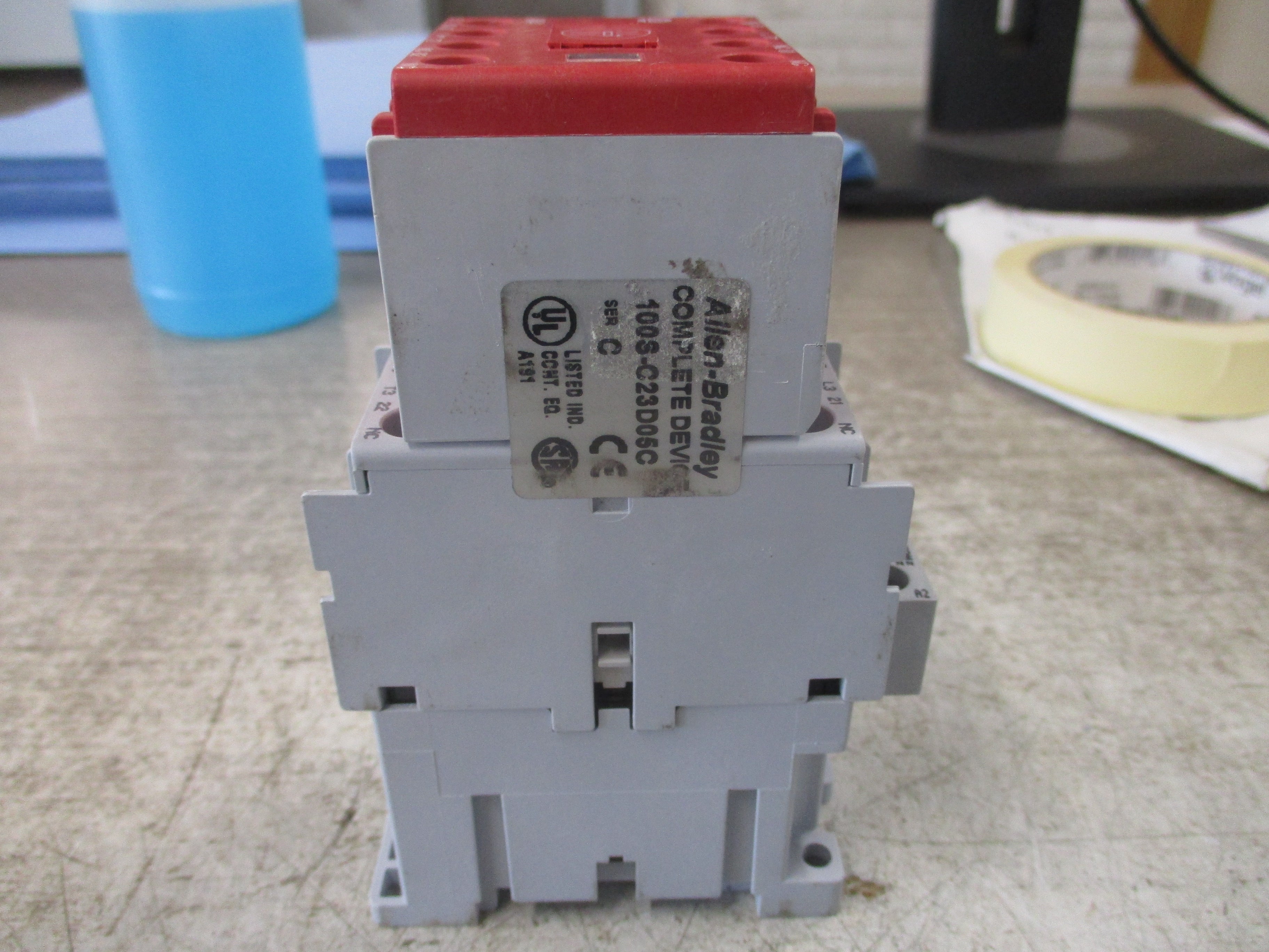 Allen-Bradley Safety Contactor 100S-C23D05C Ser. C 120V Coil 23A Used