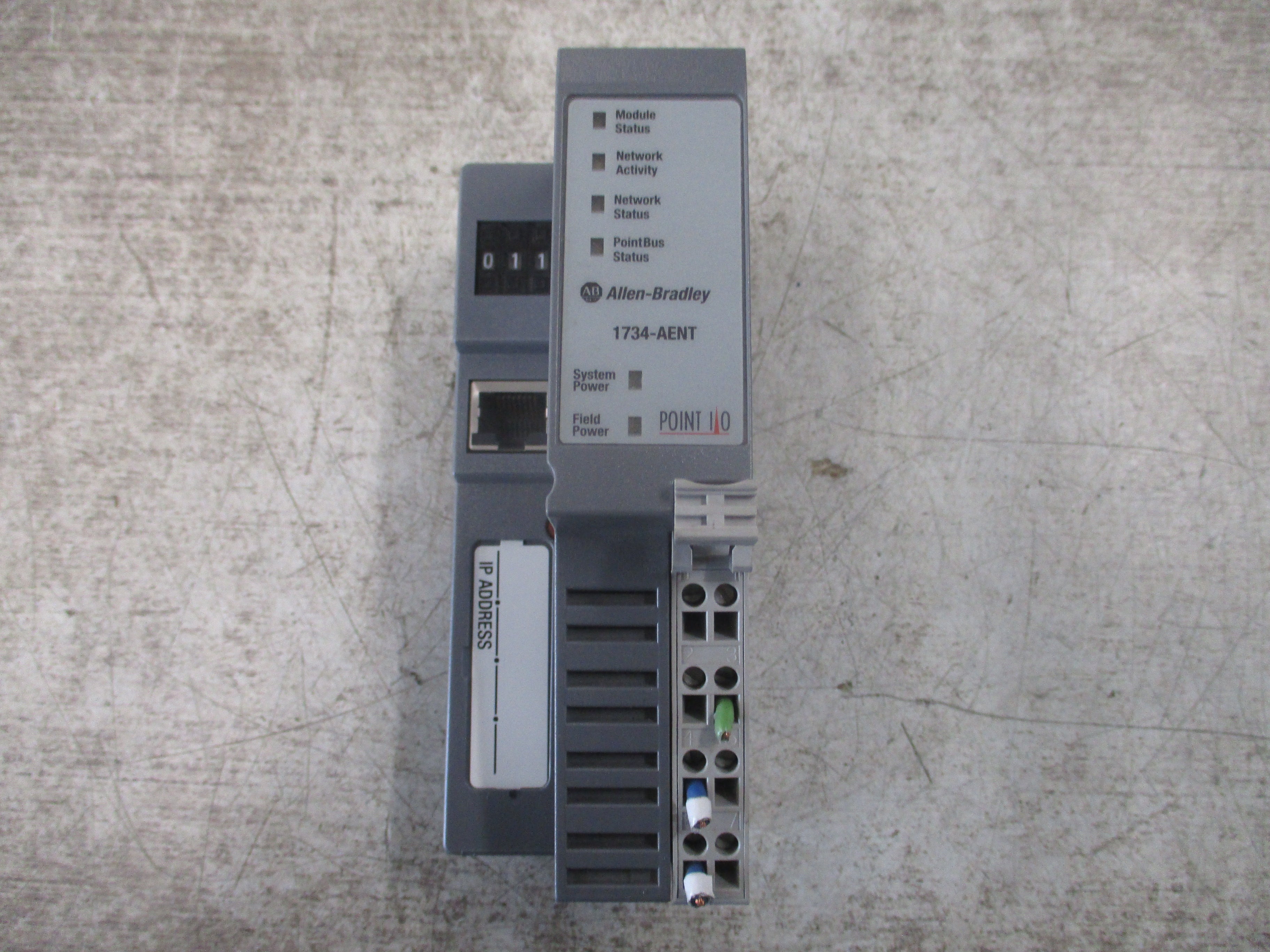 Allen-Bradley EtherNet/IP Ethernet Adapter 1734-AENT Ser. A F/W: 3.011 Used