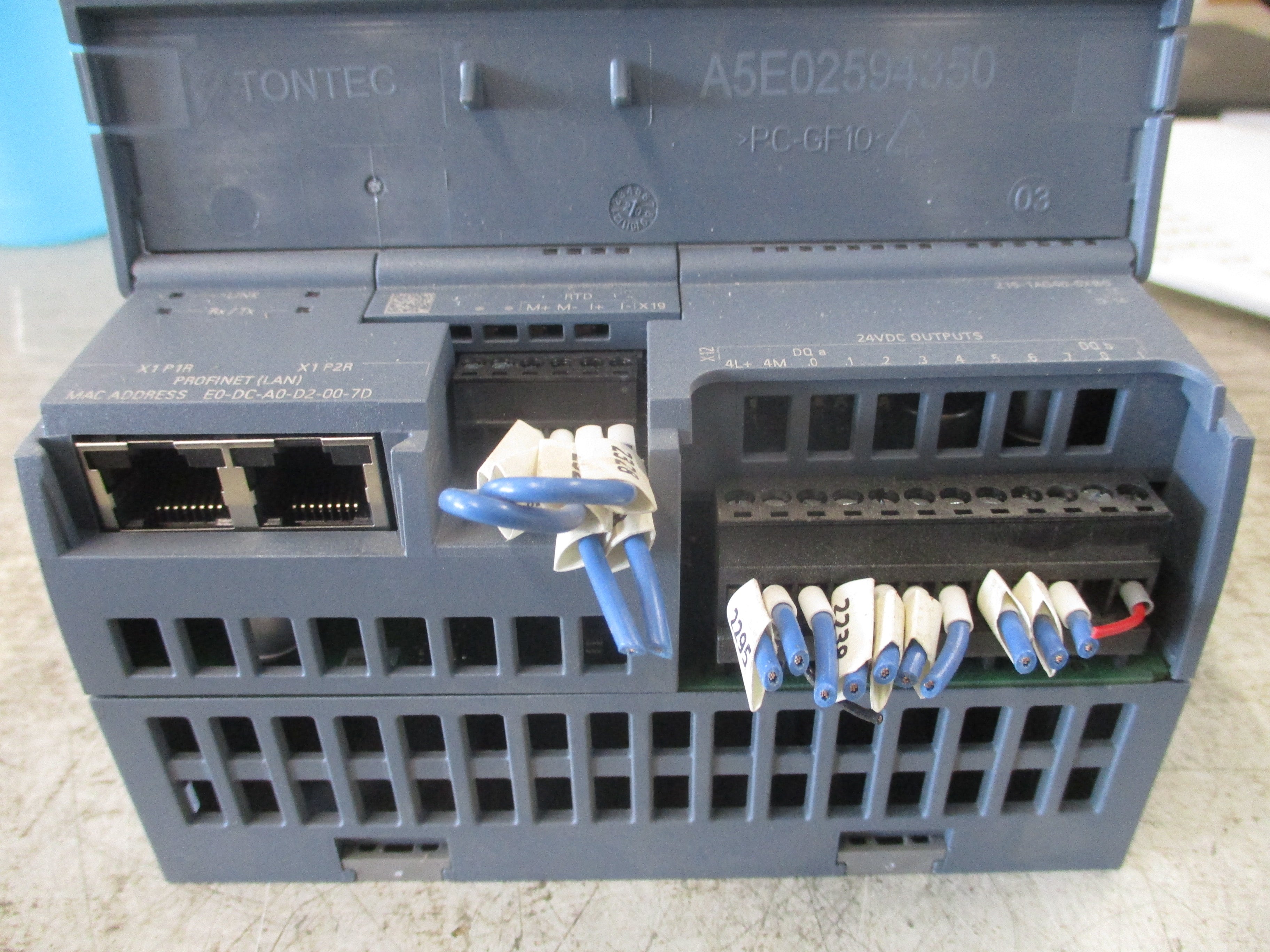 Siemens Simatic S7-1200 CPU Module 6ES7 215-1AG40-0XB0 1215C DC/DC/DC FS: 11 24VDC Used