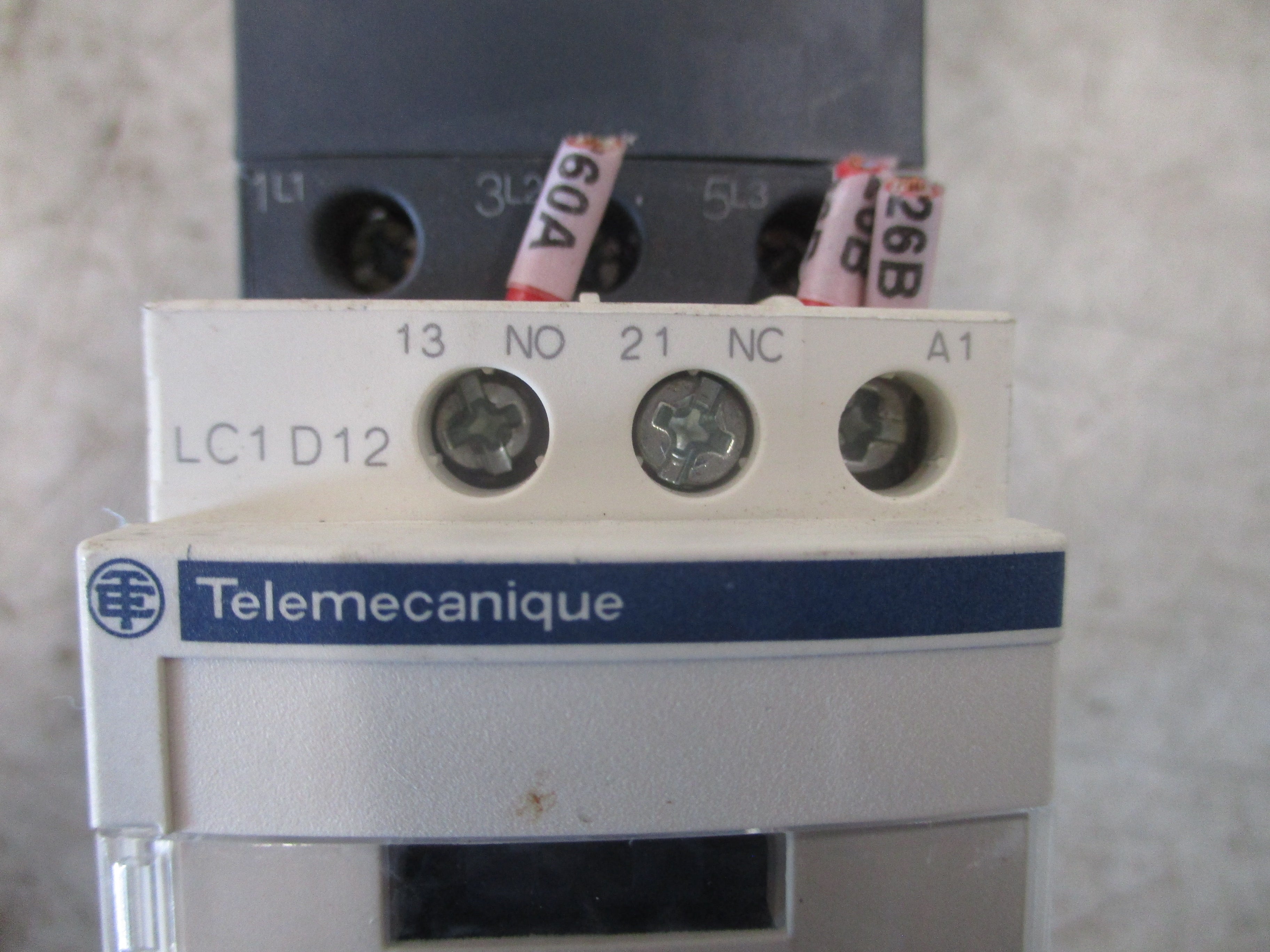 Telemecanique Starter LC1 D12/GV2-P16H7 120V Coil Trip: 9-14A Used