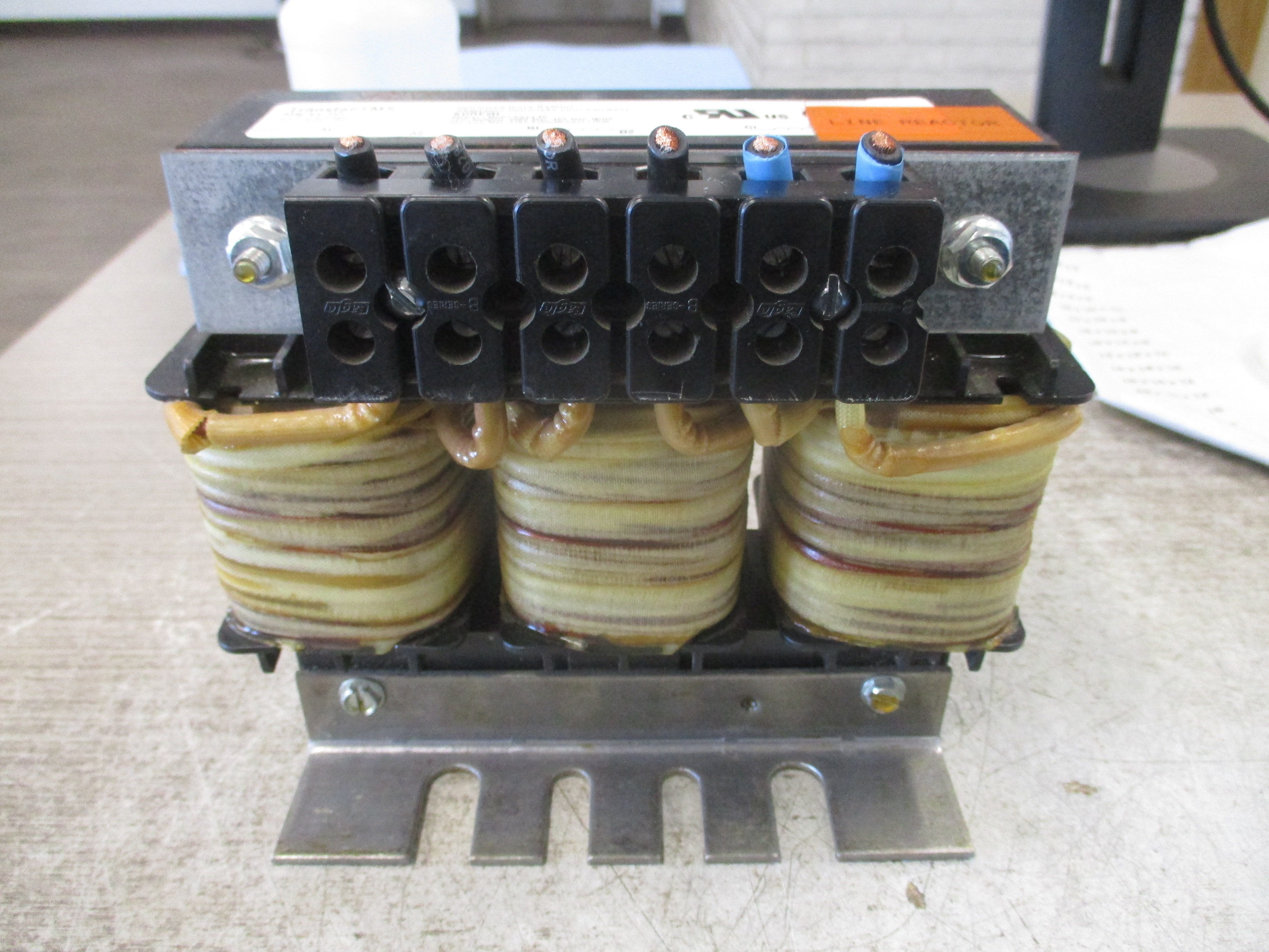 Transfab TMS Optimized Drive Reactor KDRE2H 40A 600V 3Ph 50/60Hz Used