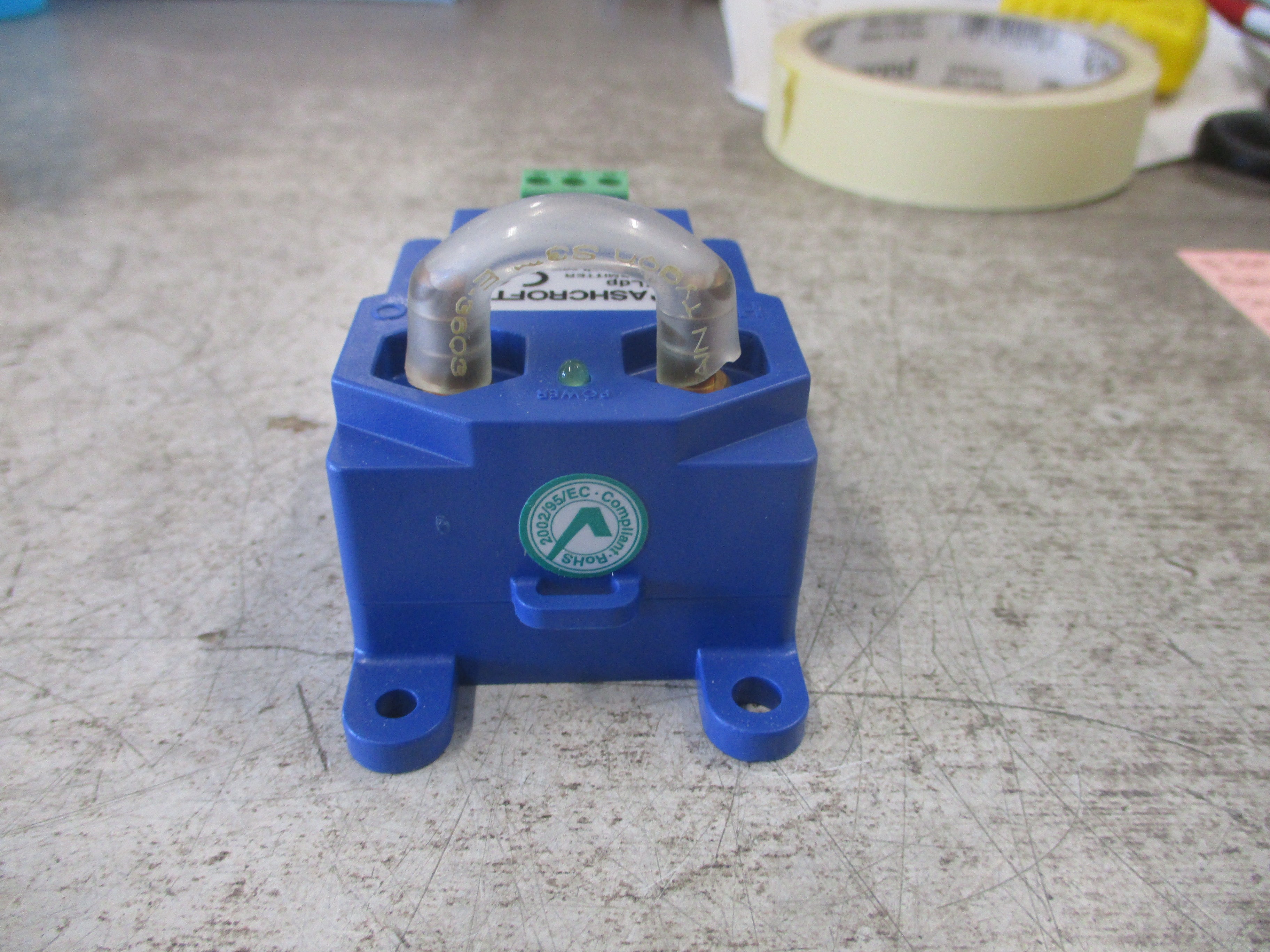 Ashcroft Static Pressure Sensor 049545007 Supply: 24V AC/DC Output: 1-5VDC