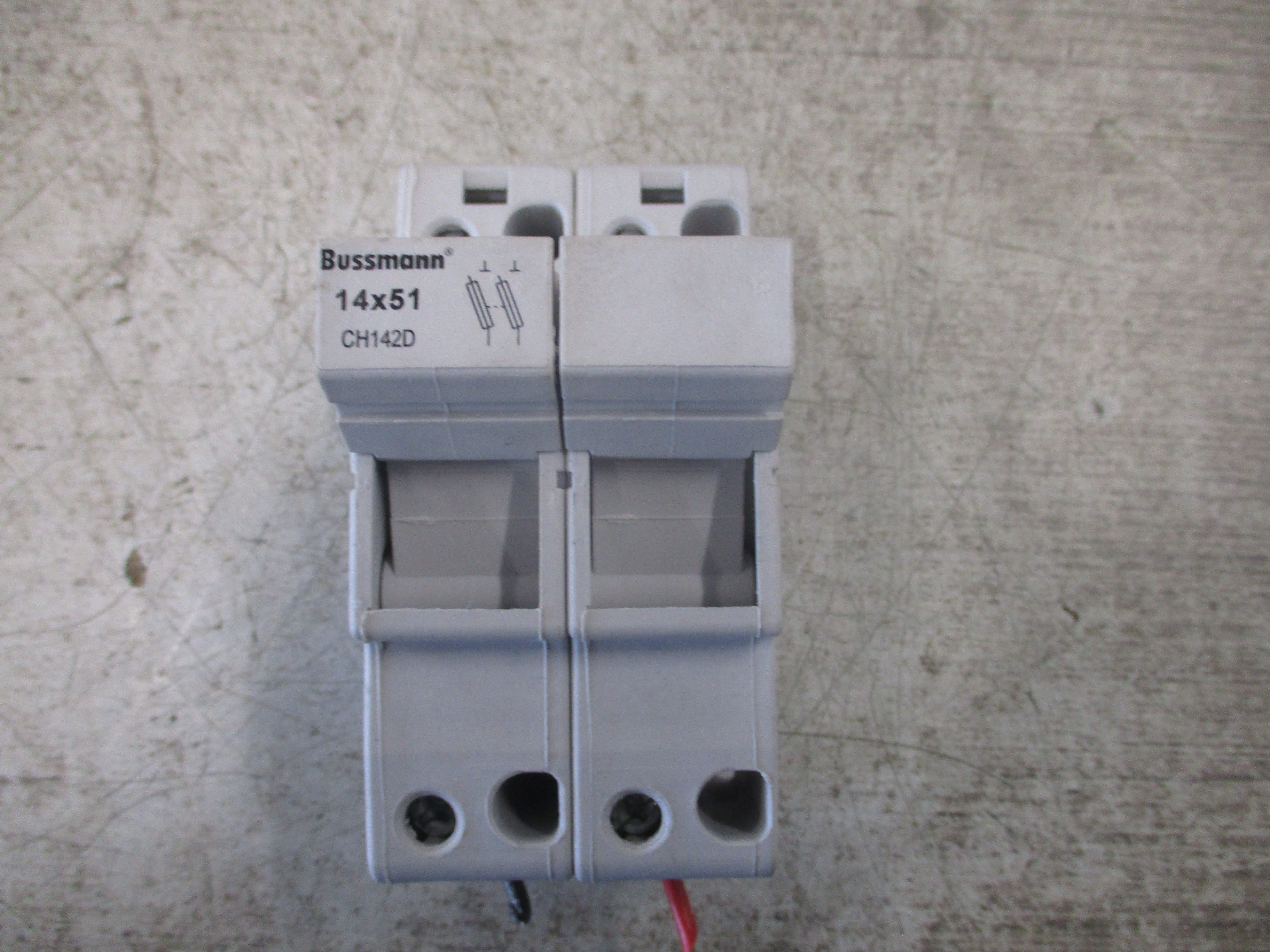 Bussmann Fuse Holder CH142D 40A 600V 2P Used