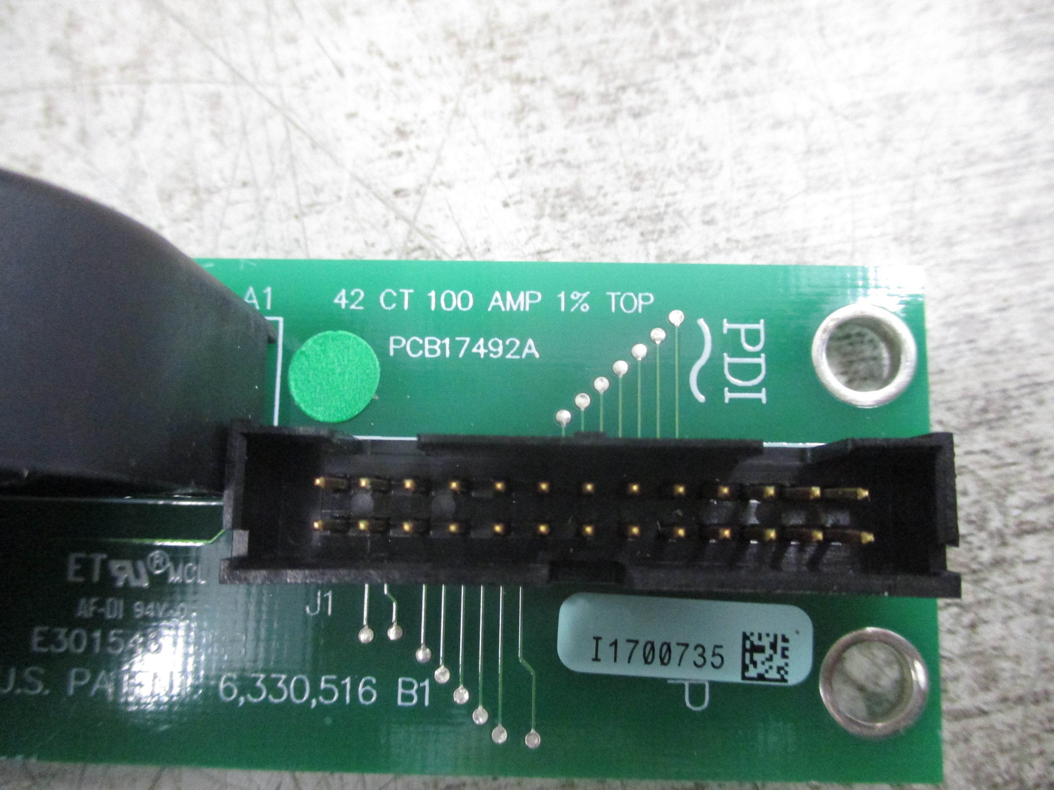 PDI BCMS PCB17492A 42-CT 100A Top Used