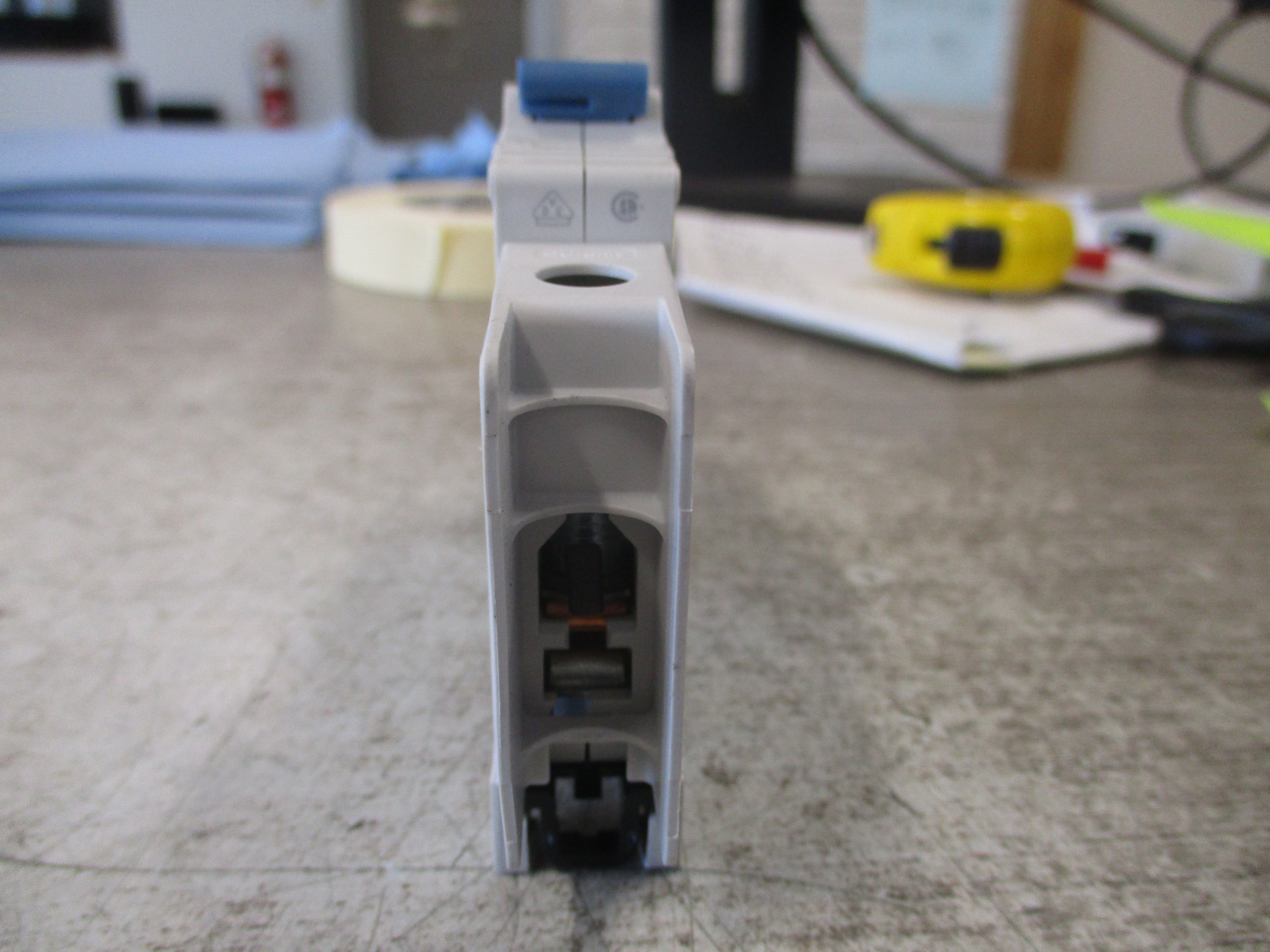 Allen-Bradley Circuit Breaker 1489-M1C100 Ser. D 10A 277V 1P Used