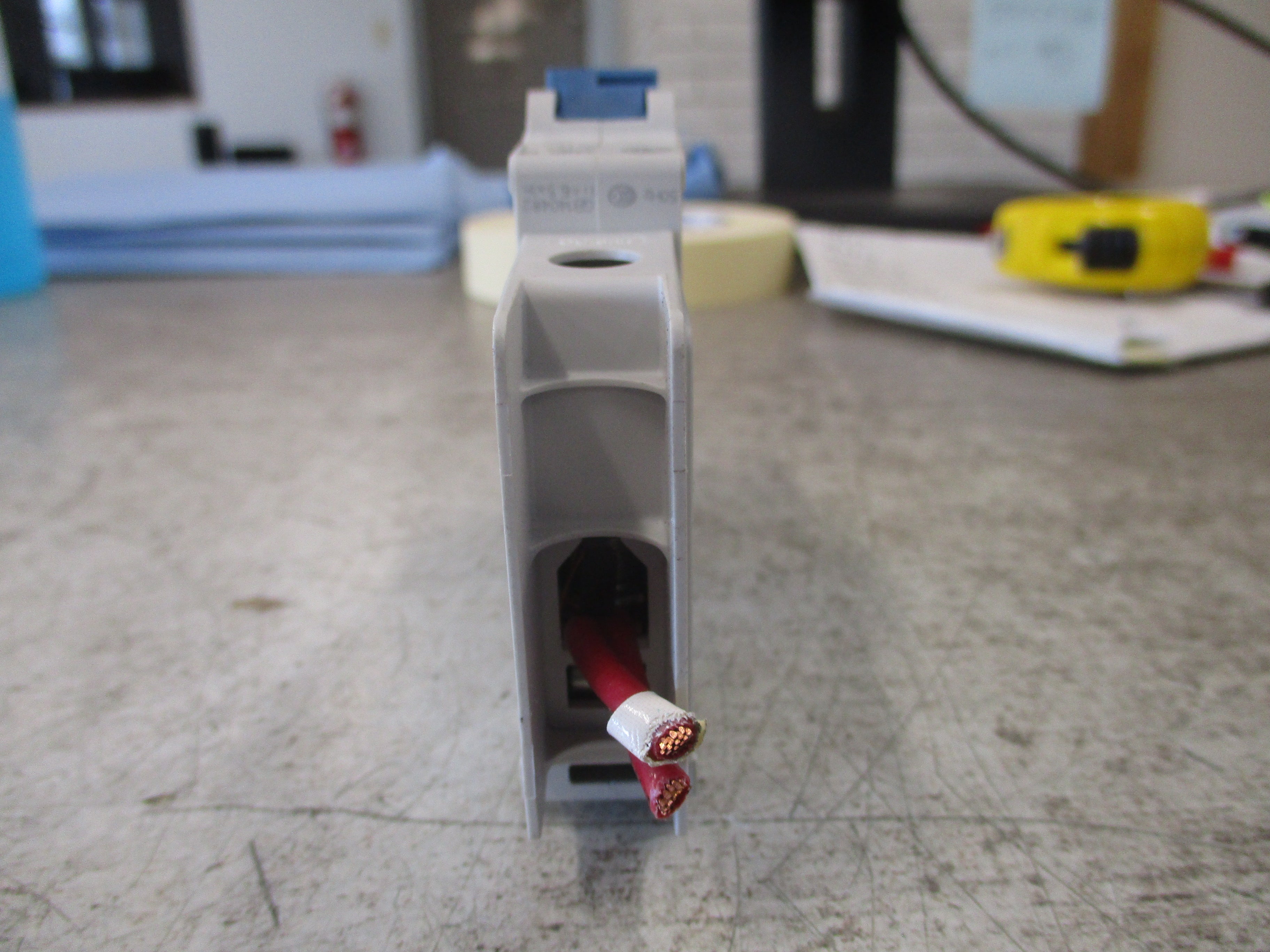 Allen-Bradley Circuit Breaker 1489-M1C100 Ser. D 10A 277V 1P Used