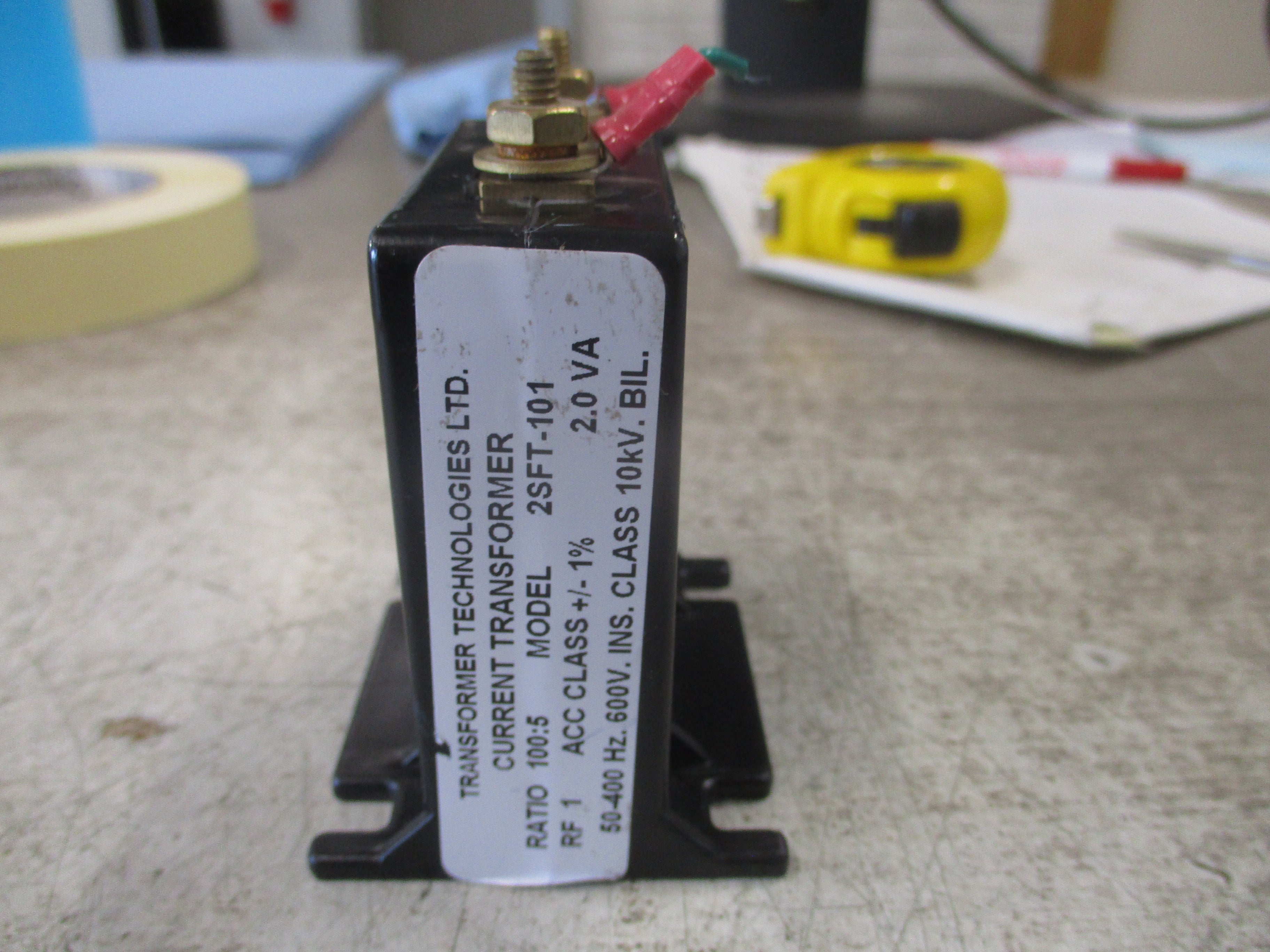 Transformer Technologies LTD Current Transformer 2SFT-101 Ratio 100:5A 600V