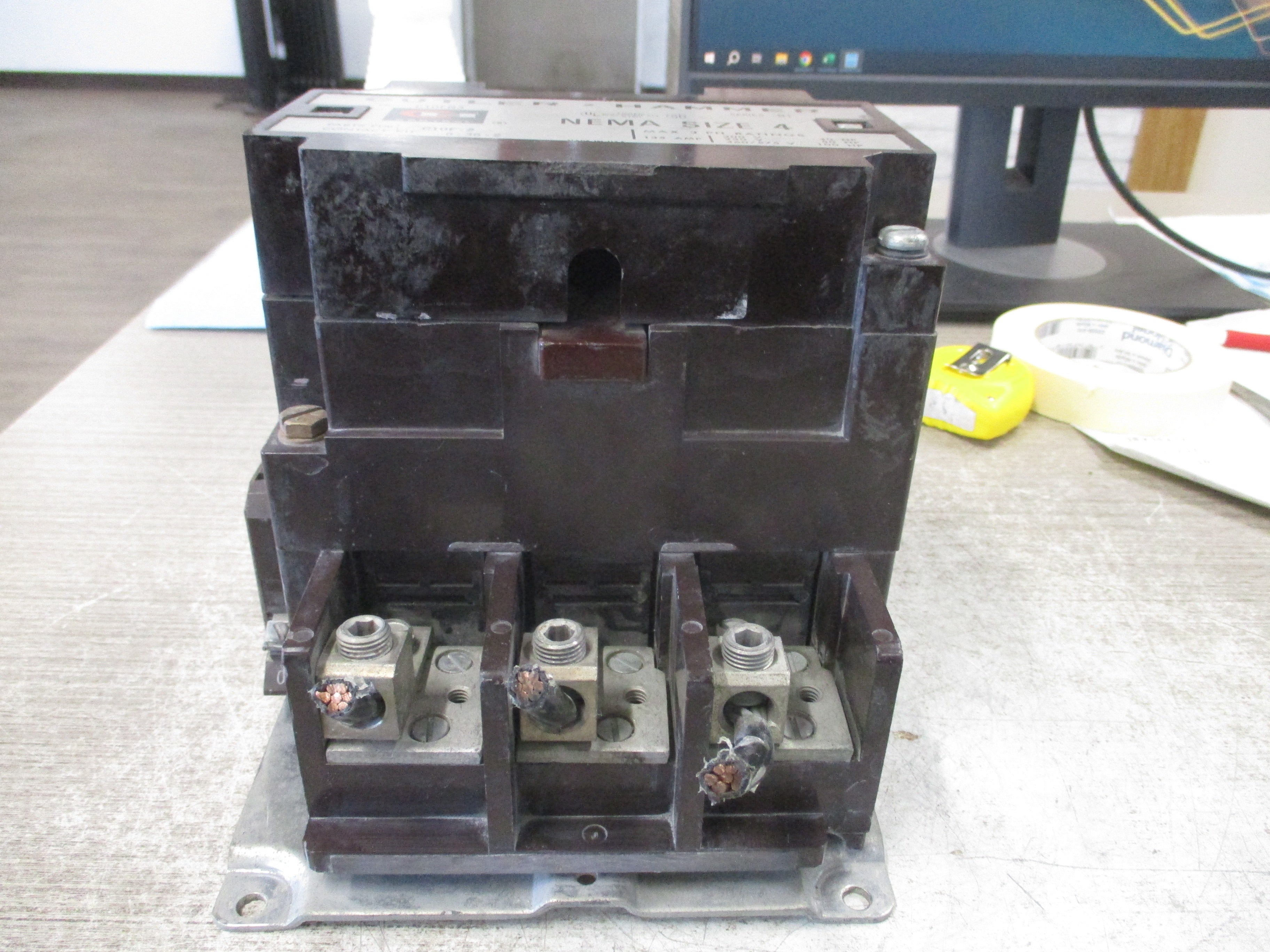 Cutler-Hammer Size 4 Contactor C10FN3 Ser. B1 120V Coil 135A Used