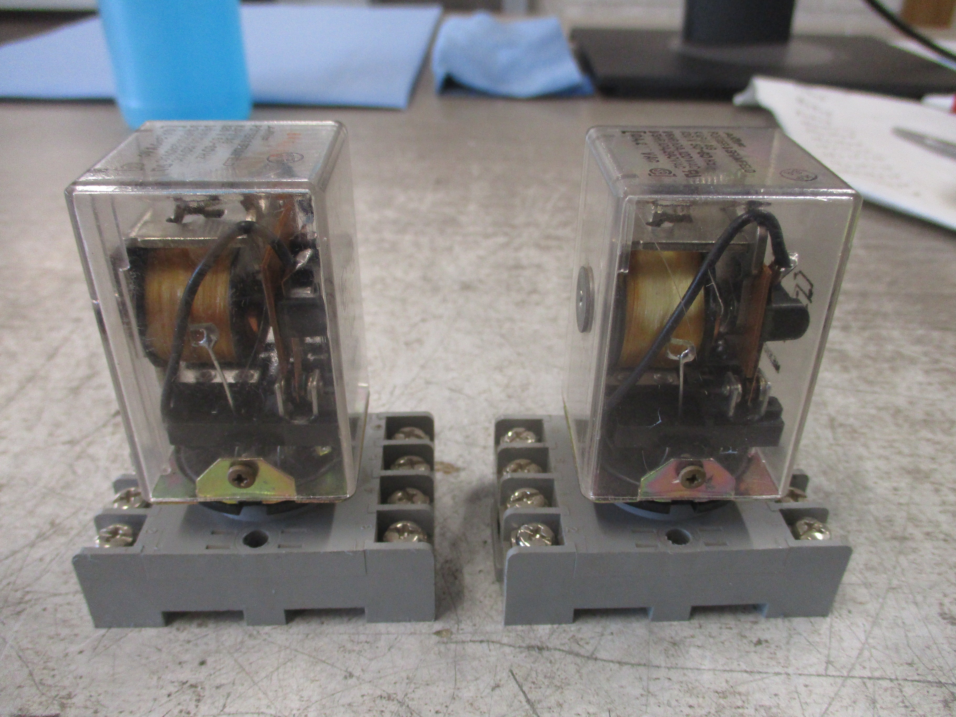 AMF Potter & Brumfield Relay KAP11AG 120V Coil W/Base *Lot of 2* Used