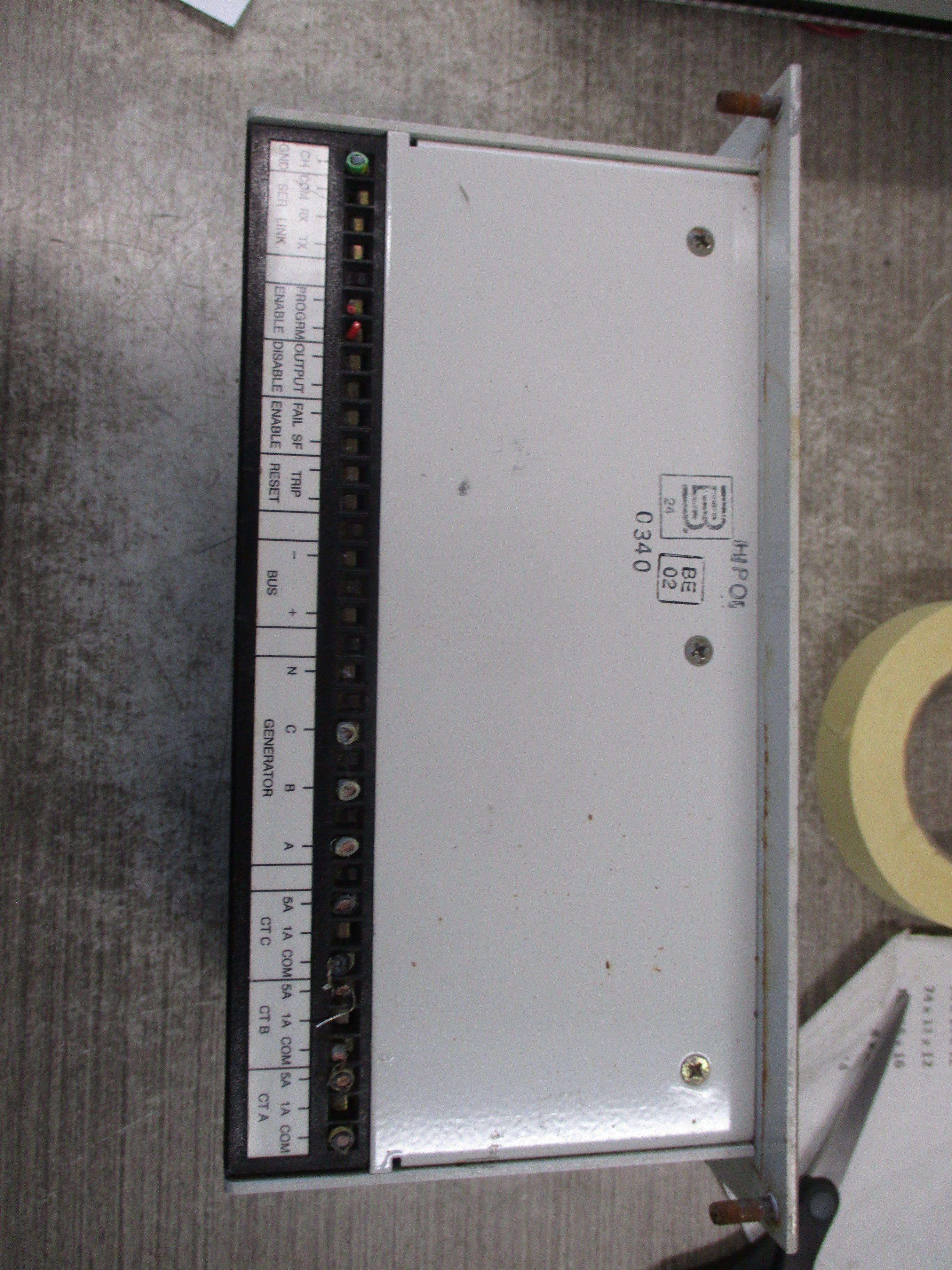 Basler Generator Protective Relay BF3-GPR-P1B0NF Power: 12-24VDC