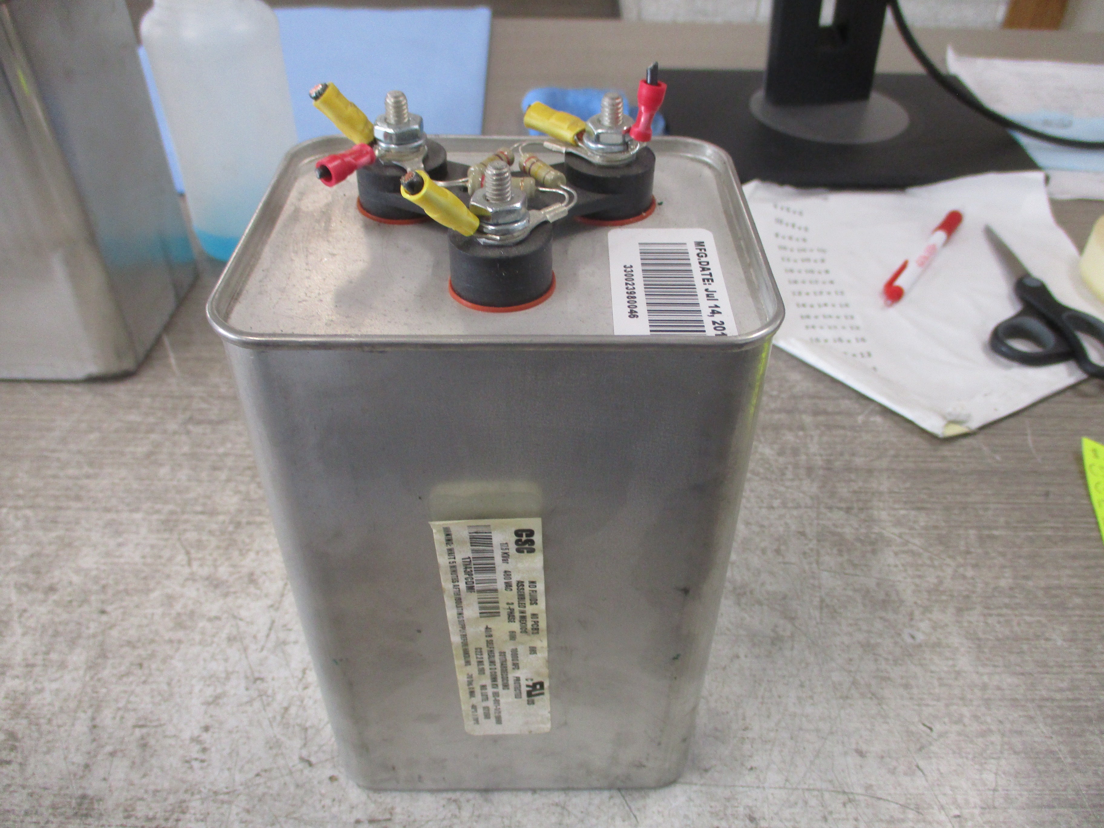 CSC Capacitor 17X43PCDMF 17.5 KVar 480V 3Ph 60Hz Used