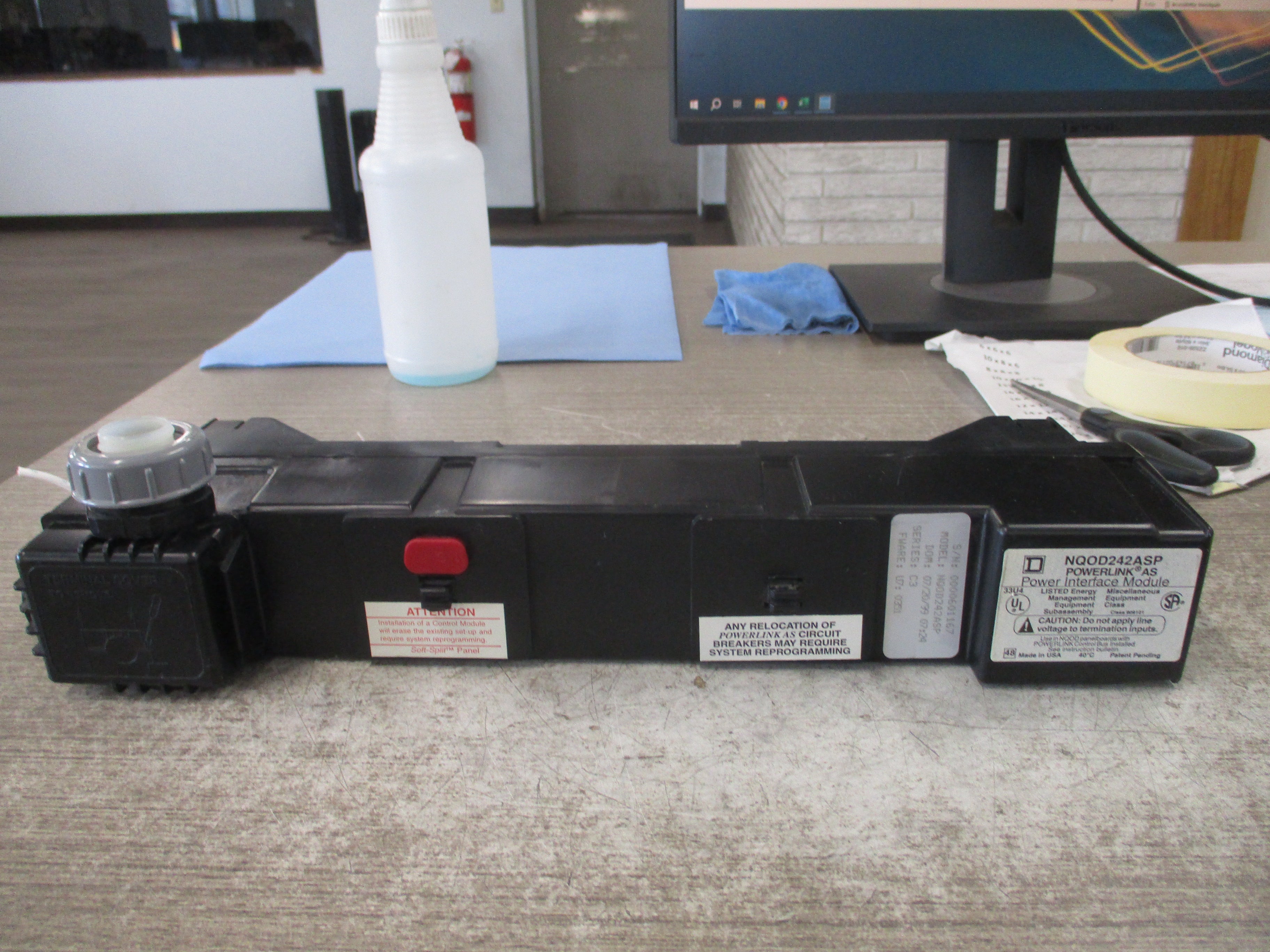 Square D Powerlink AS Power Interface Module NQOD242ASP Used