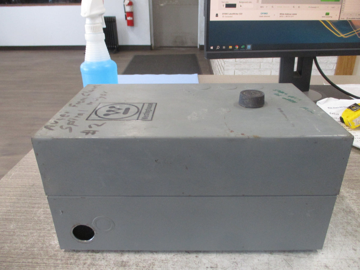 Westinghouse Enclosed Size 0 Starter A200M0CAC 240V Coil Used
