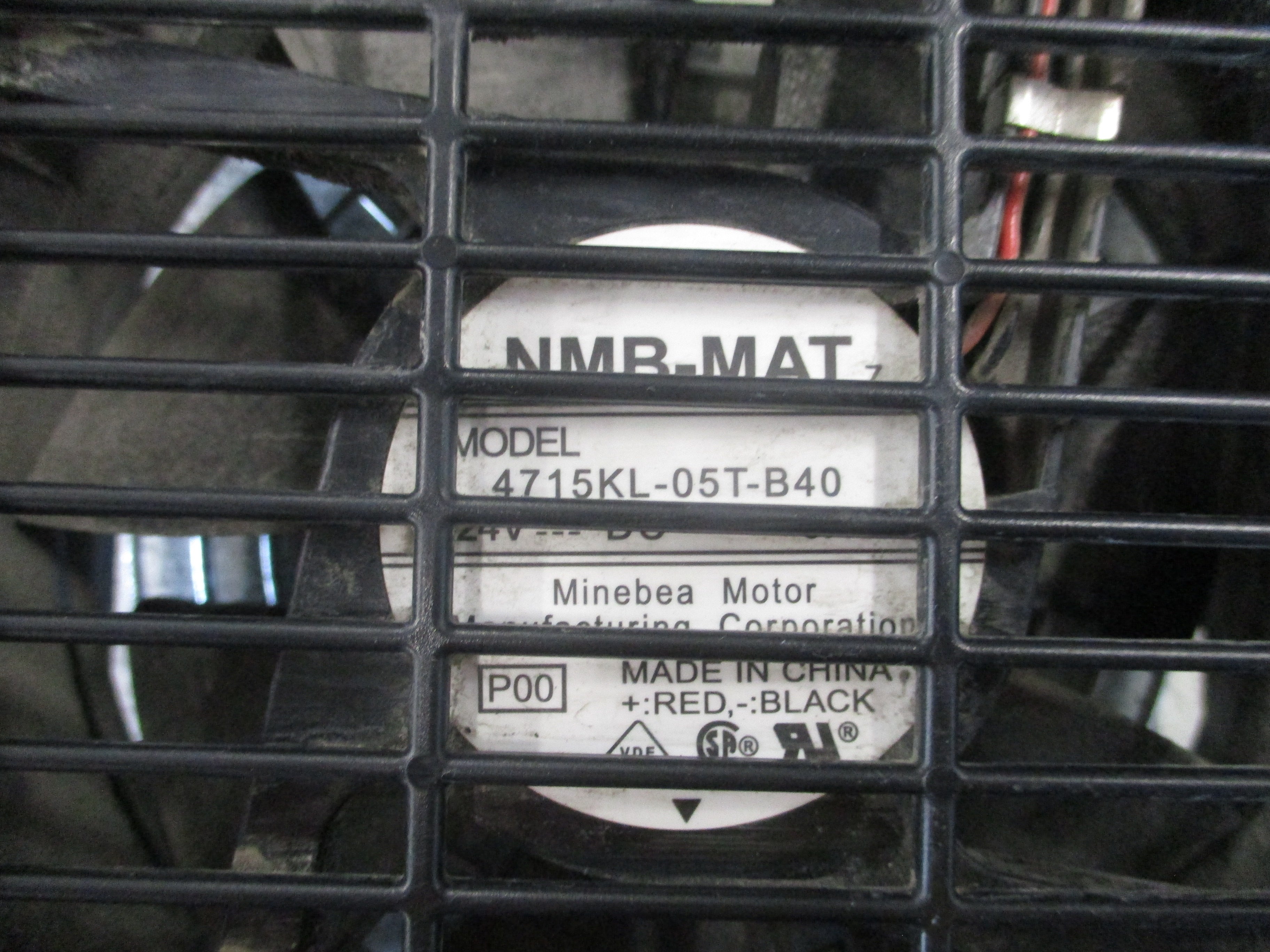 Minebea NMB-MAT Fan Assembly 4715KL-05T-B40 Used