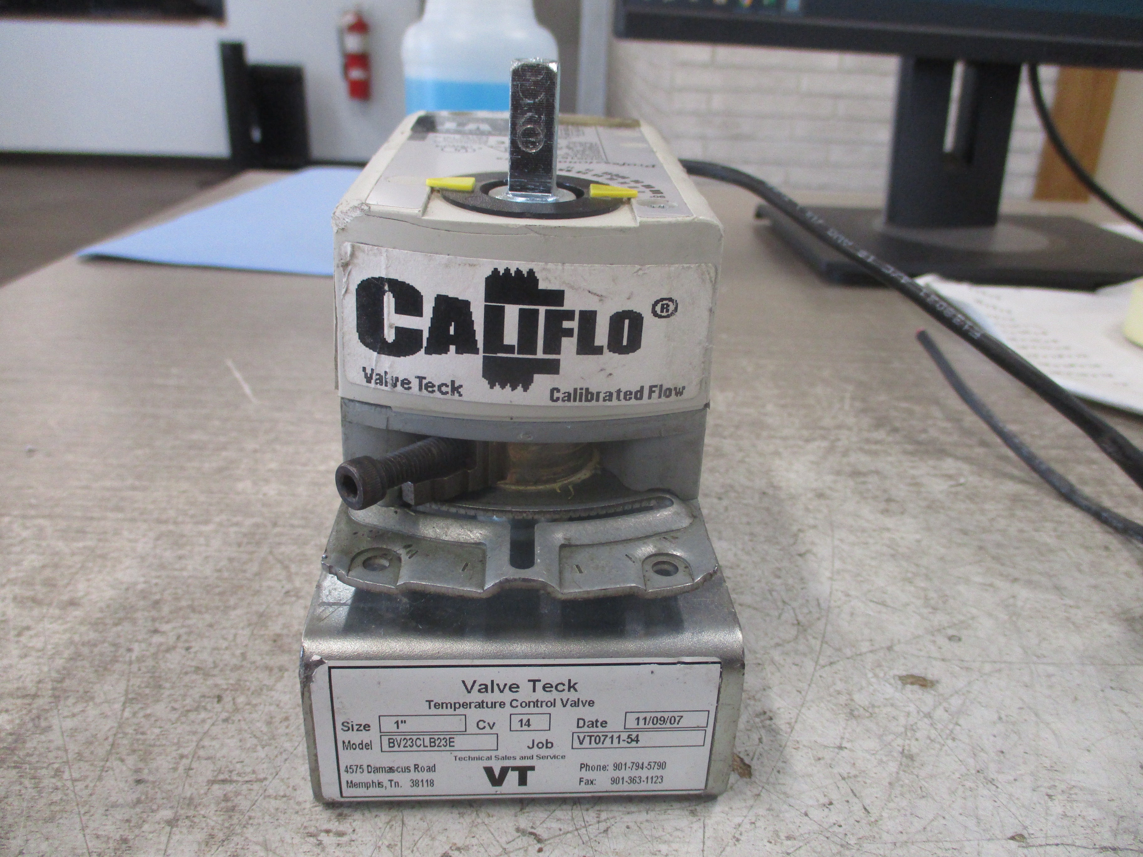 Valve Teck Professional Series Electric Damper Electric  Part #: GDE161.1P/PS