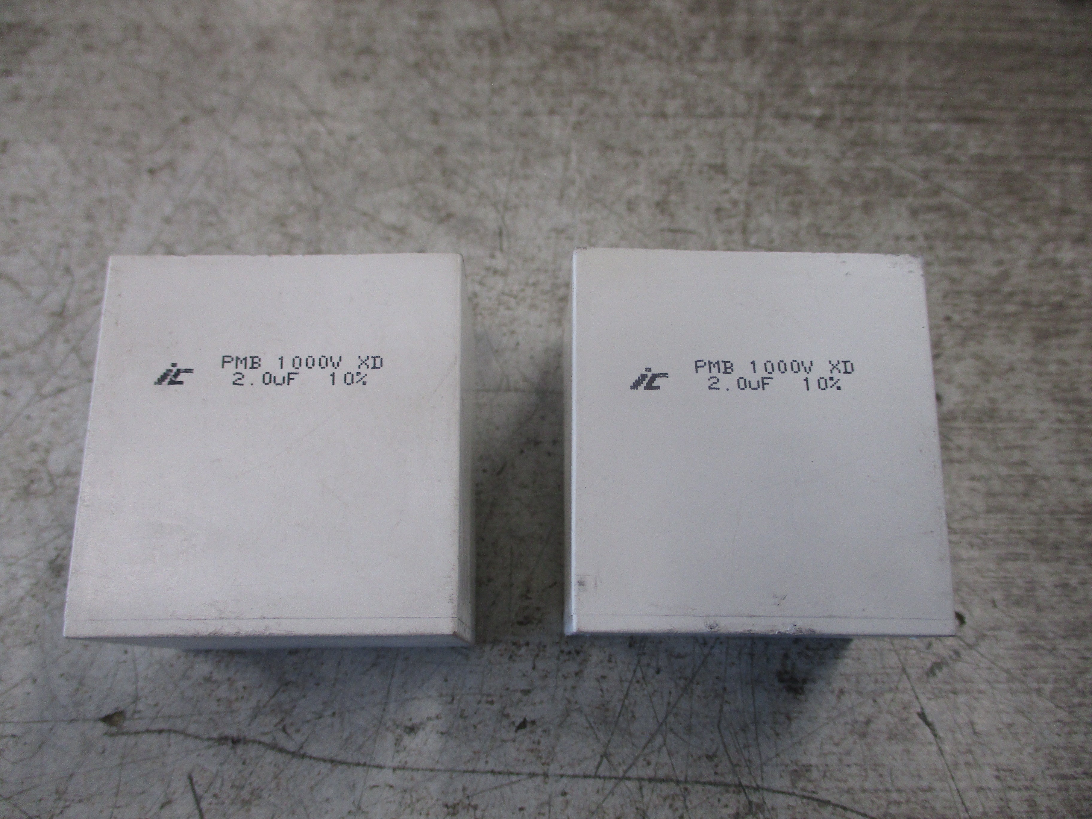 IC Capacitor PMB 1000V XD 2.0 uf 1000V *Lot of 2* Used