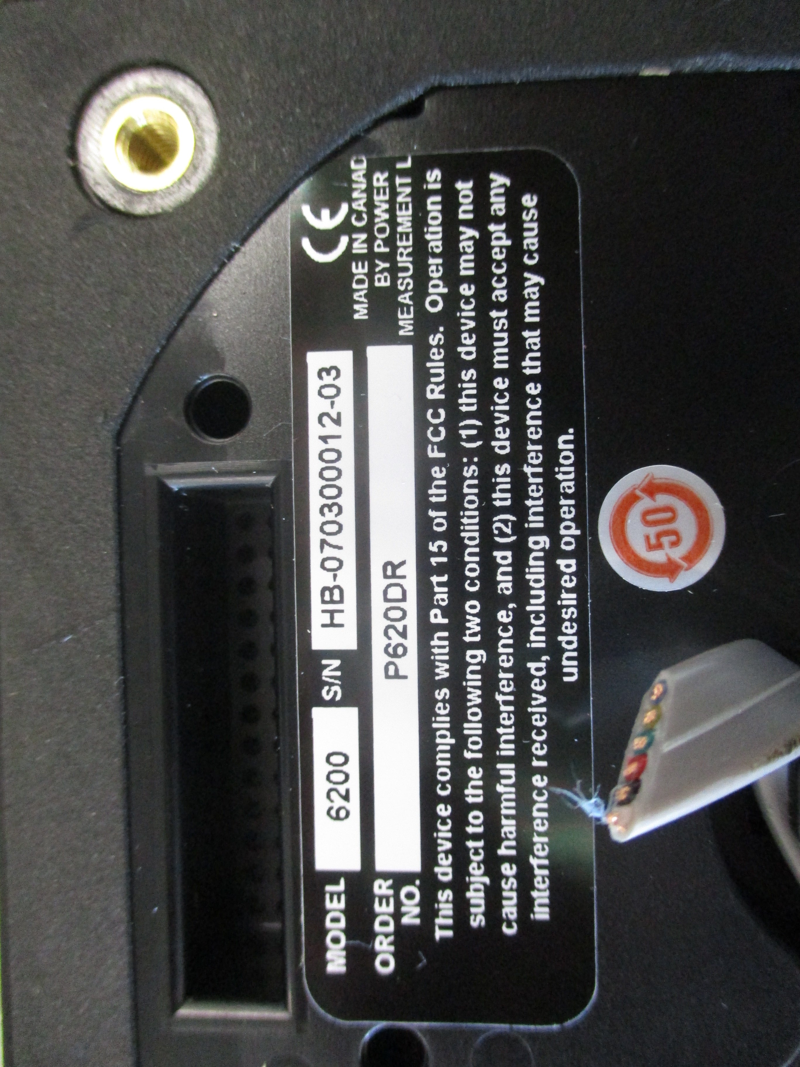 Power Measurement ION 6200 Display P620DR Used