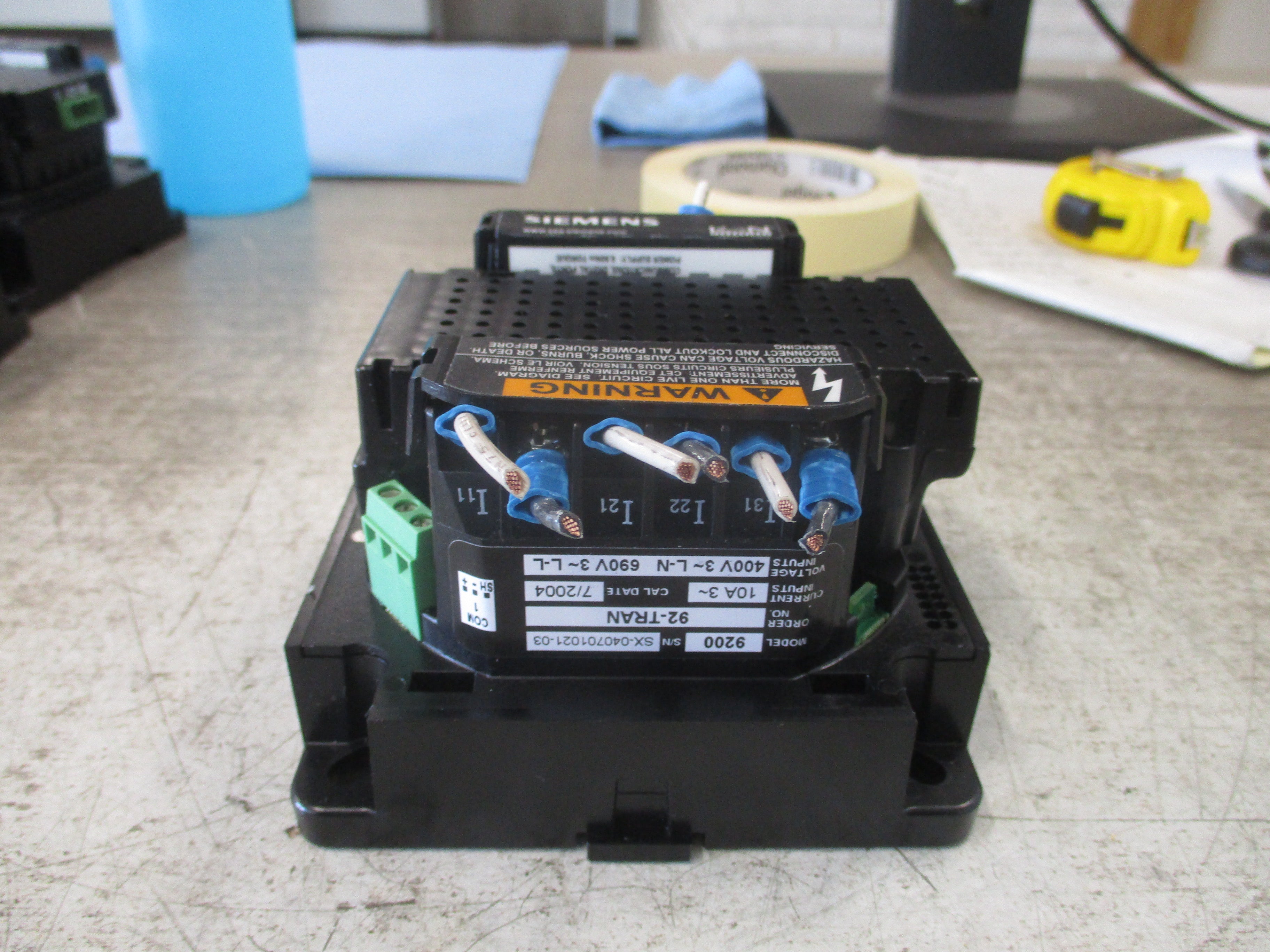 Siemens Ion Power Meter 9200 92-TRAN 3Ph 690V L-L 400V L-N Used