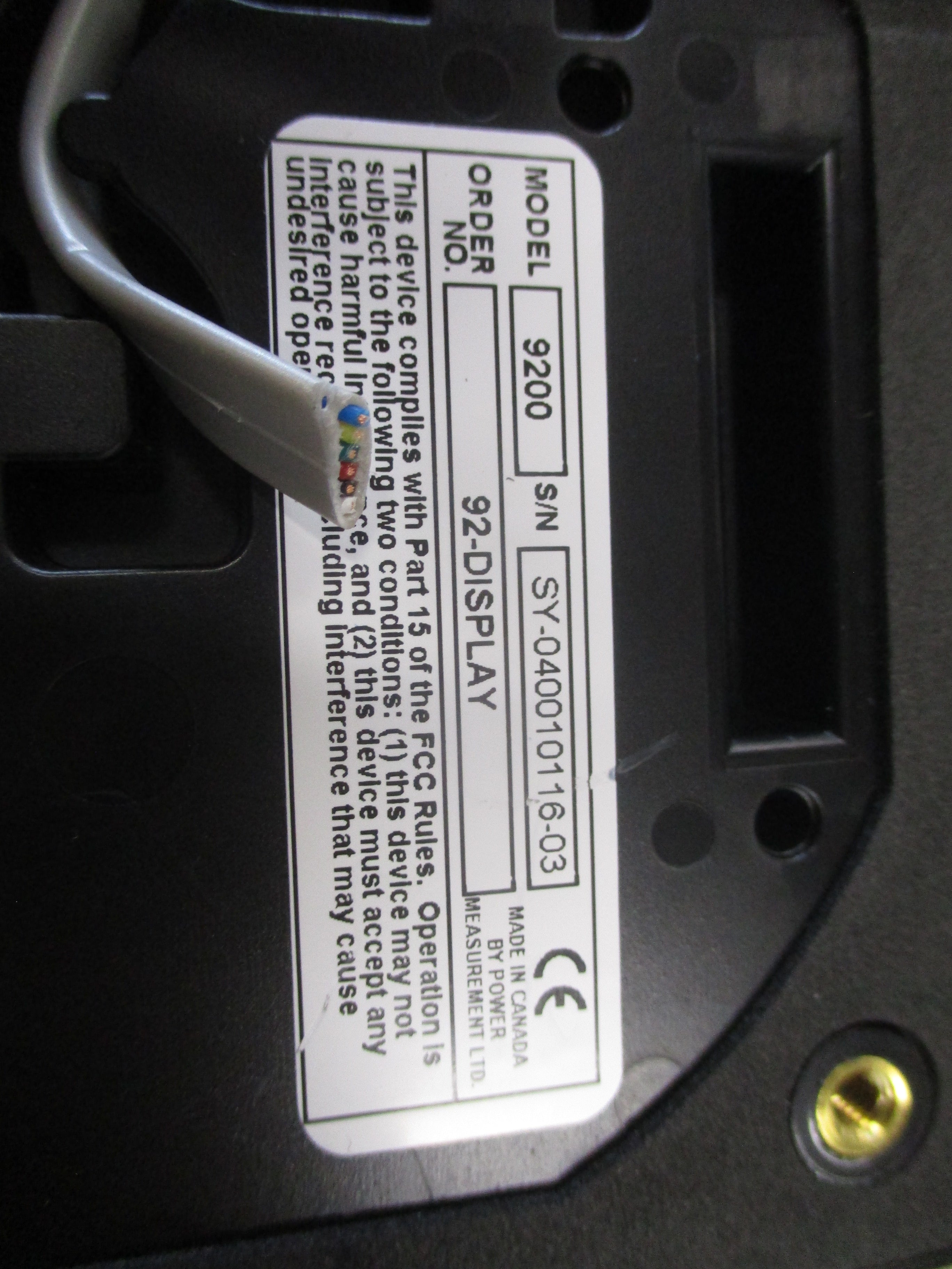 Siemens 9200 ION Display 92-Display Used