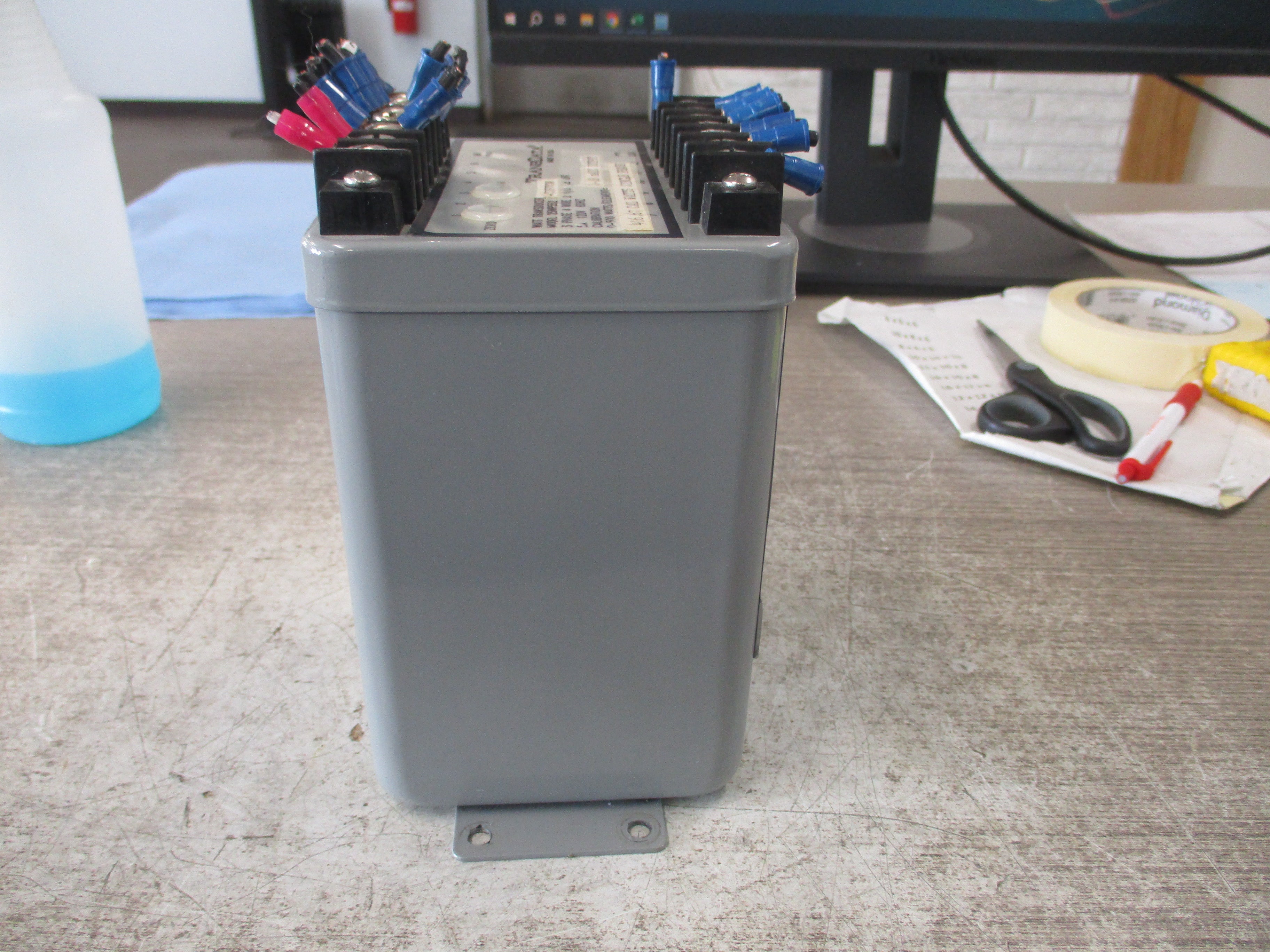 TRANSDATA Watt Transducer 25WP552-CUSTOM 120V 60Hz 5A 3Ph 4W 2 1/2 Element