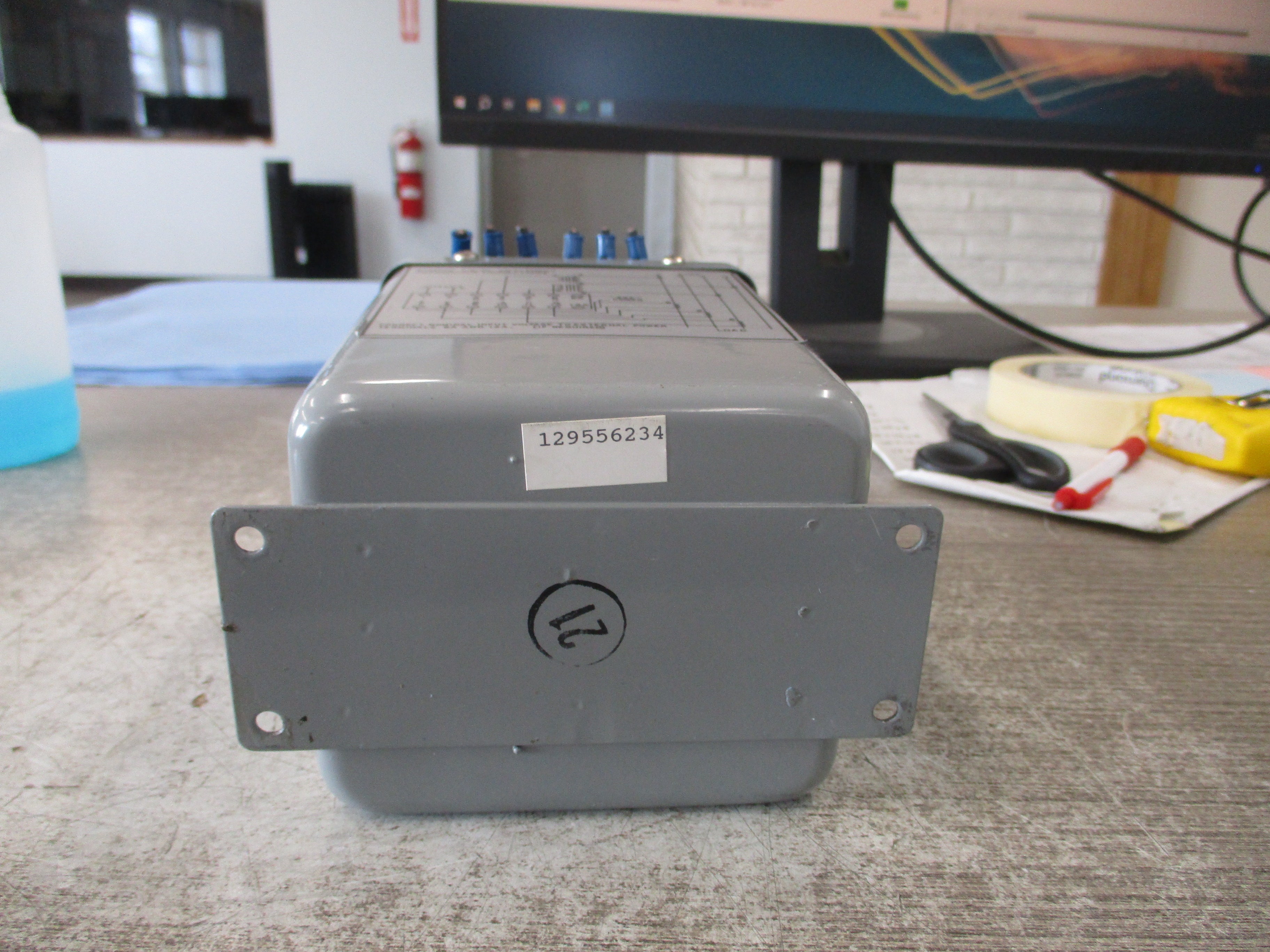 TRANSDATA Watt Transducer 25WP552-CUSTOM 120V 60Hz 5A 3Ph 4W 2 1/2 Element