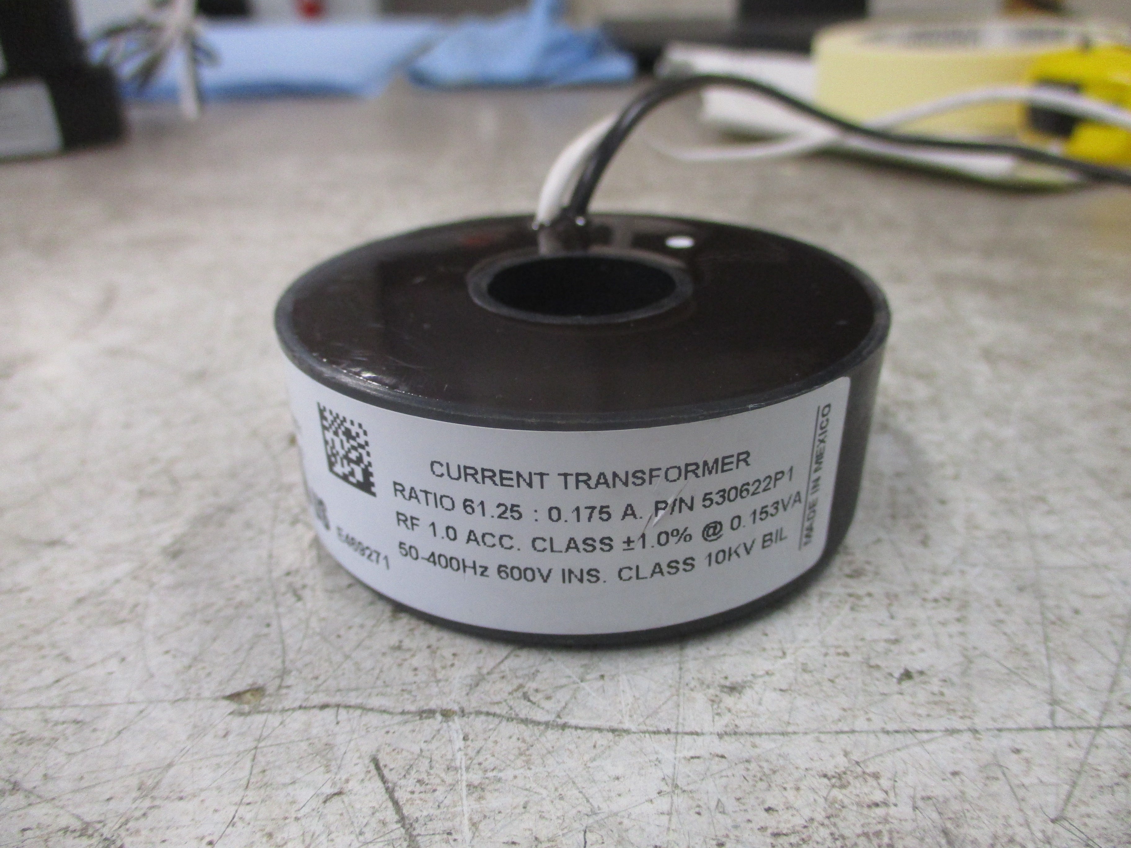 Falco-5 Current Transformer ICT19001/530622P1 Ratio 61.25:1A 600V 50-400Hz