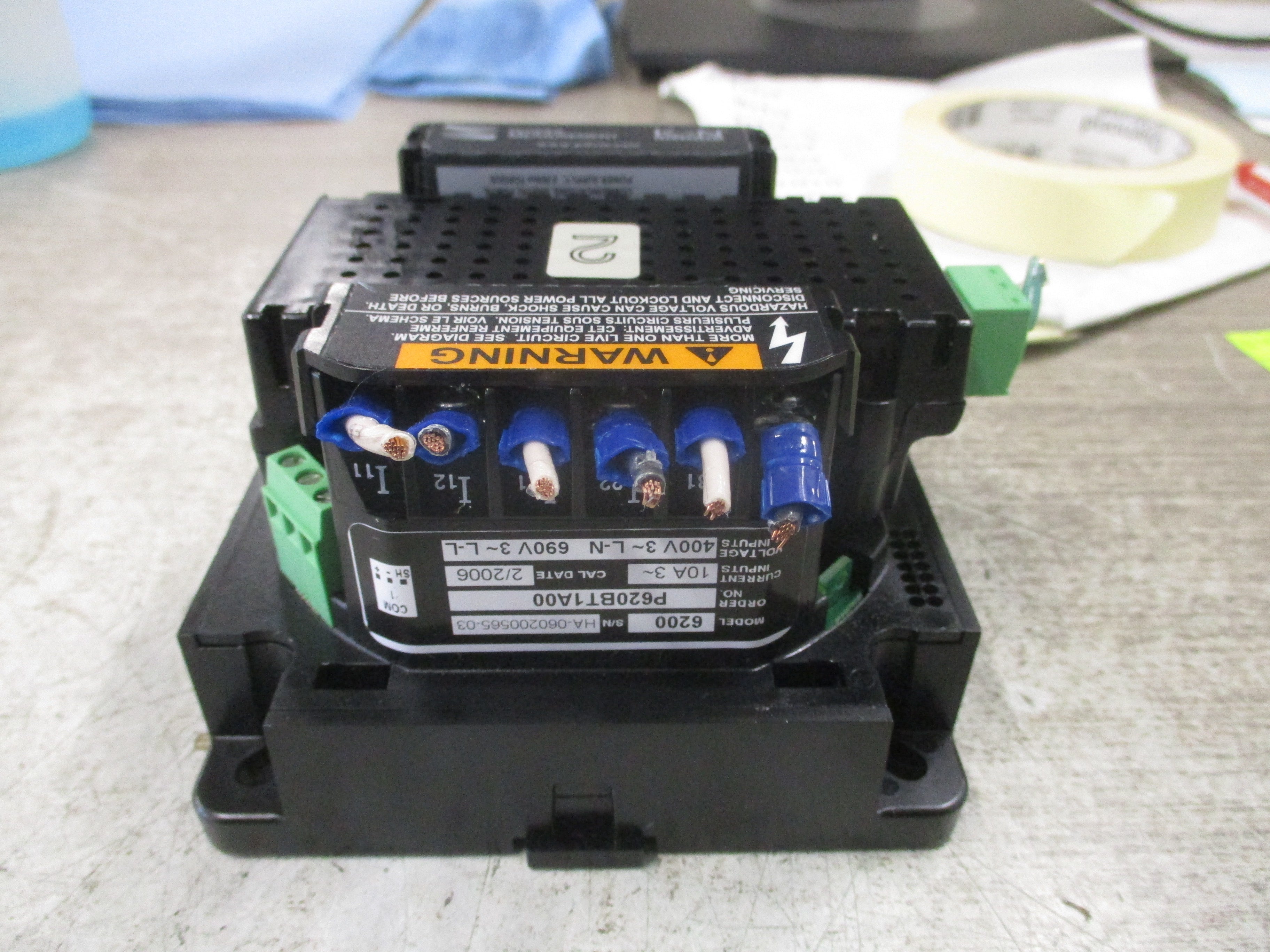 Schneider Electric PowerLogic Ion Power Meter 6200 P620BT1A00 3Ph 400V L-N
