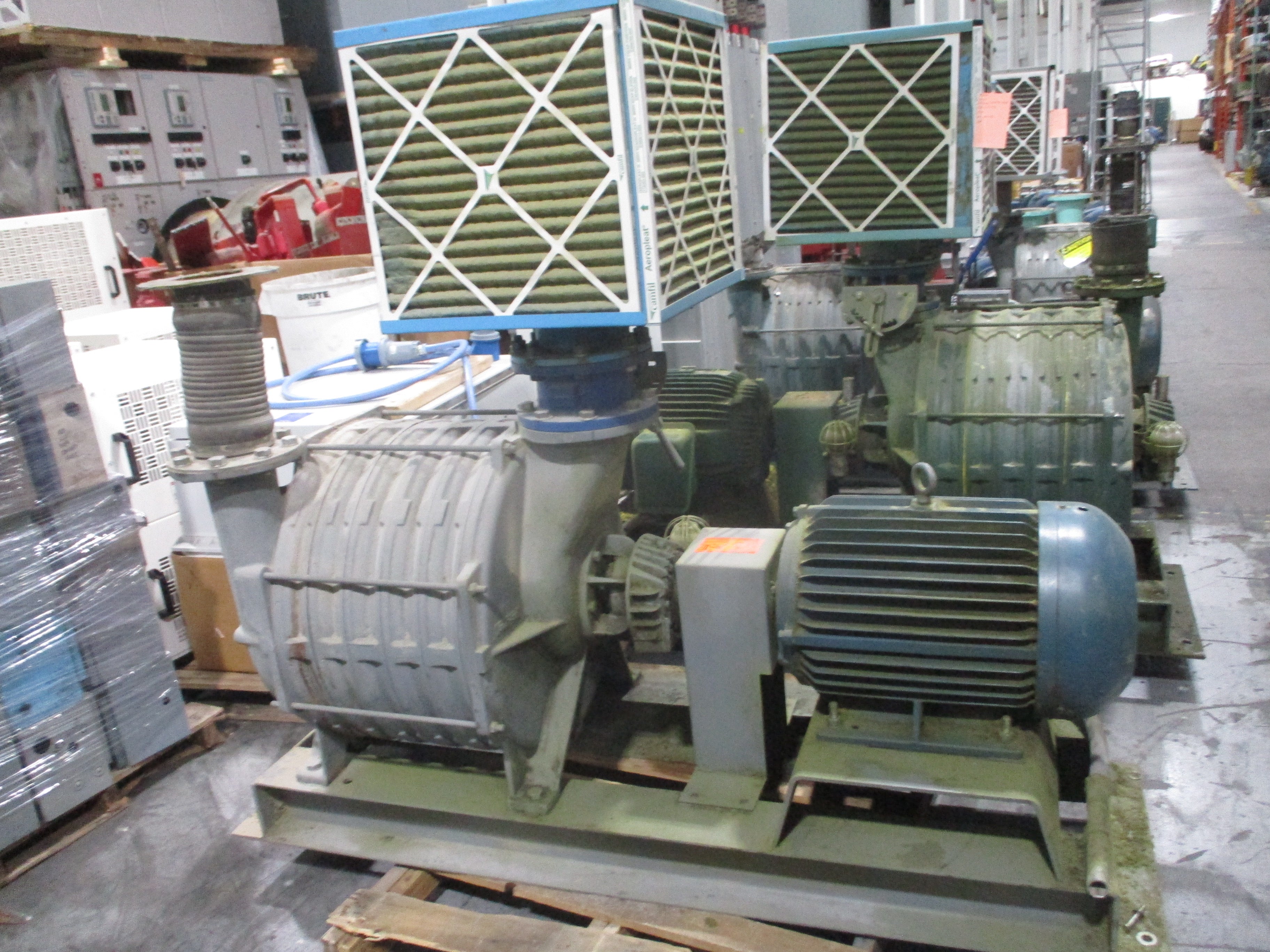 Lamson Multistage Centrifugal Blower 556-6-0-AD 40HP 270-1900 CFM Used