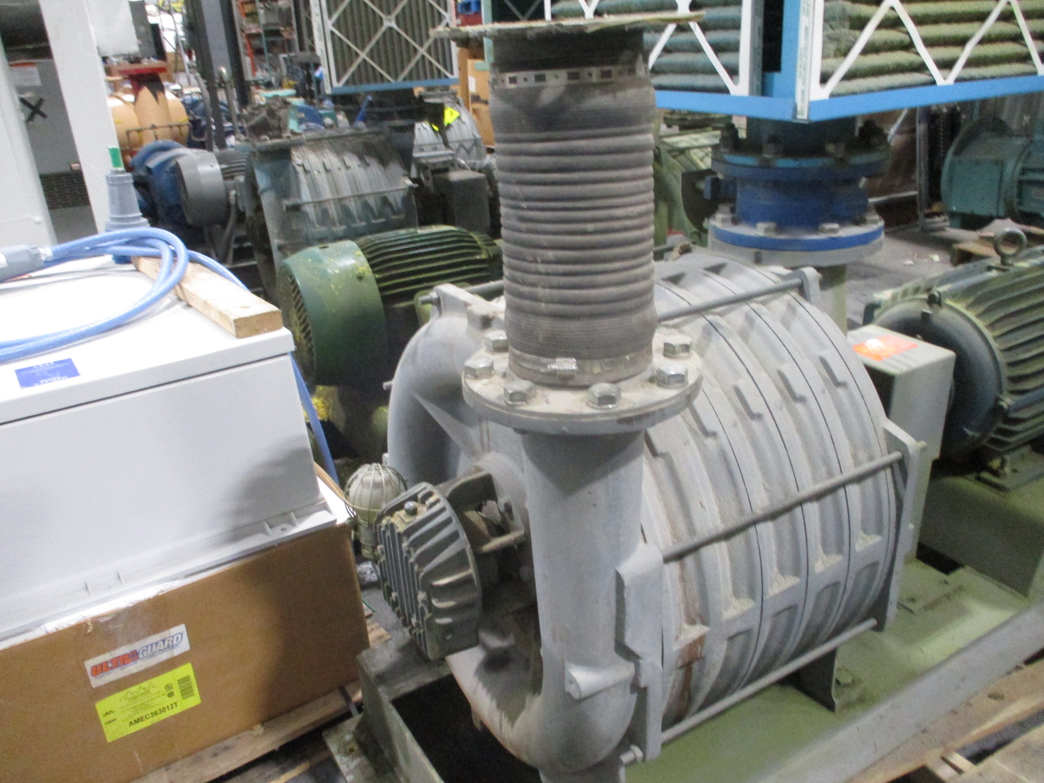 Lamson Multistage Centrifugal Blower 556-6-0-AD 40HP 270-1900 CFM Used