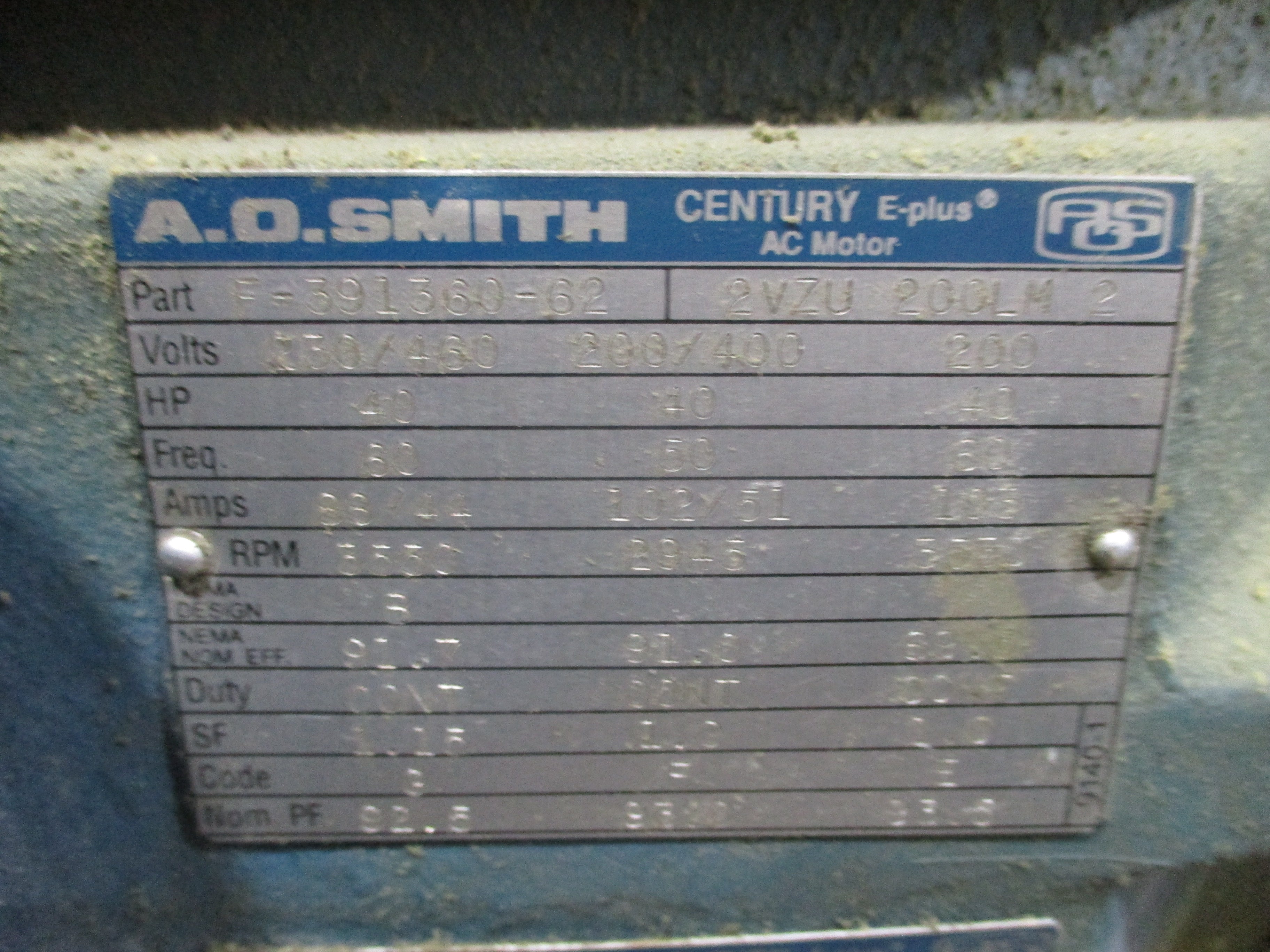 Lamson Multistage Centrifugal Blower 556-6-0-AD 40HP 270-1900 CFM Used