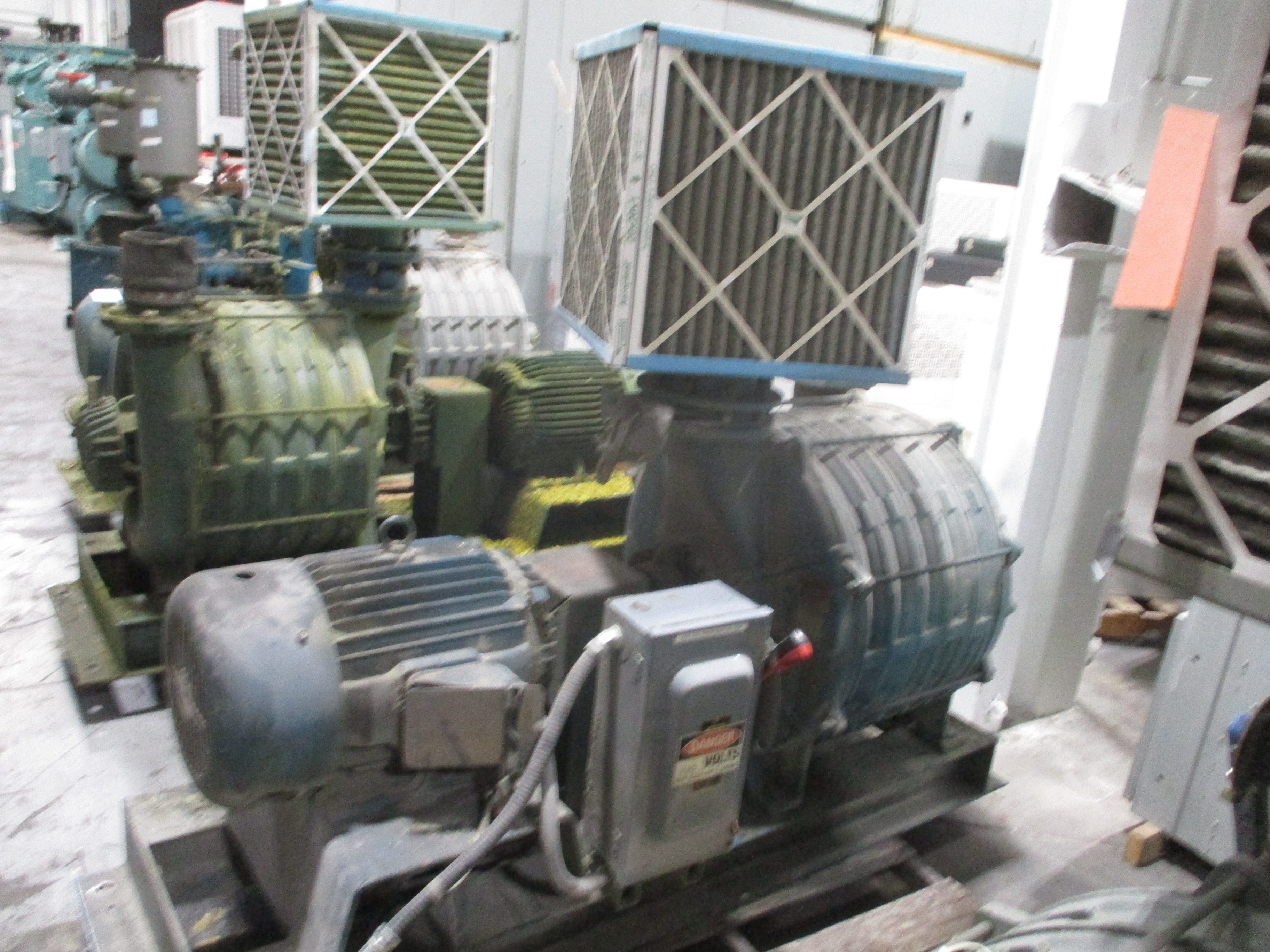 Lamson Multistage Centrifugal Blower 516-6-0-AD 30HP 220-1630 CFM Used