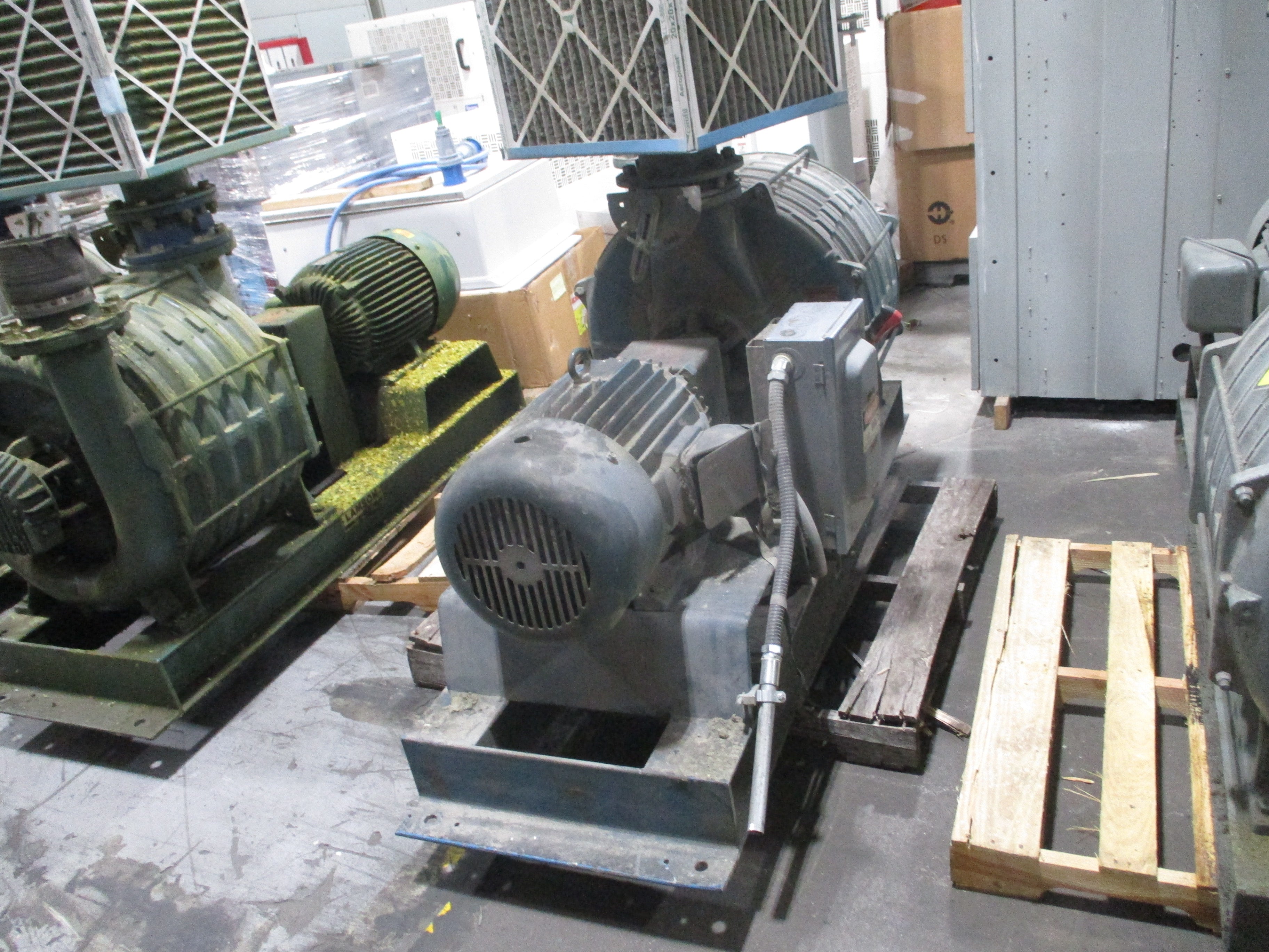 Lamson Multistage Centrifugal Blower 516-6-0-AD 30HP 220-1630 CFM Used