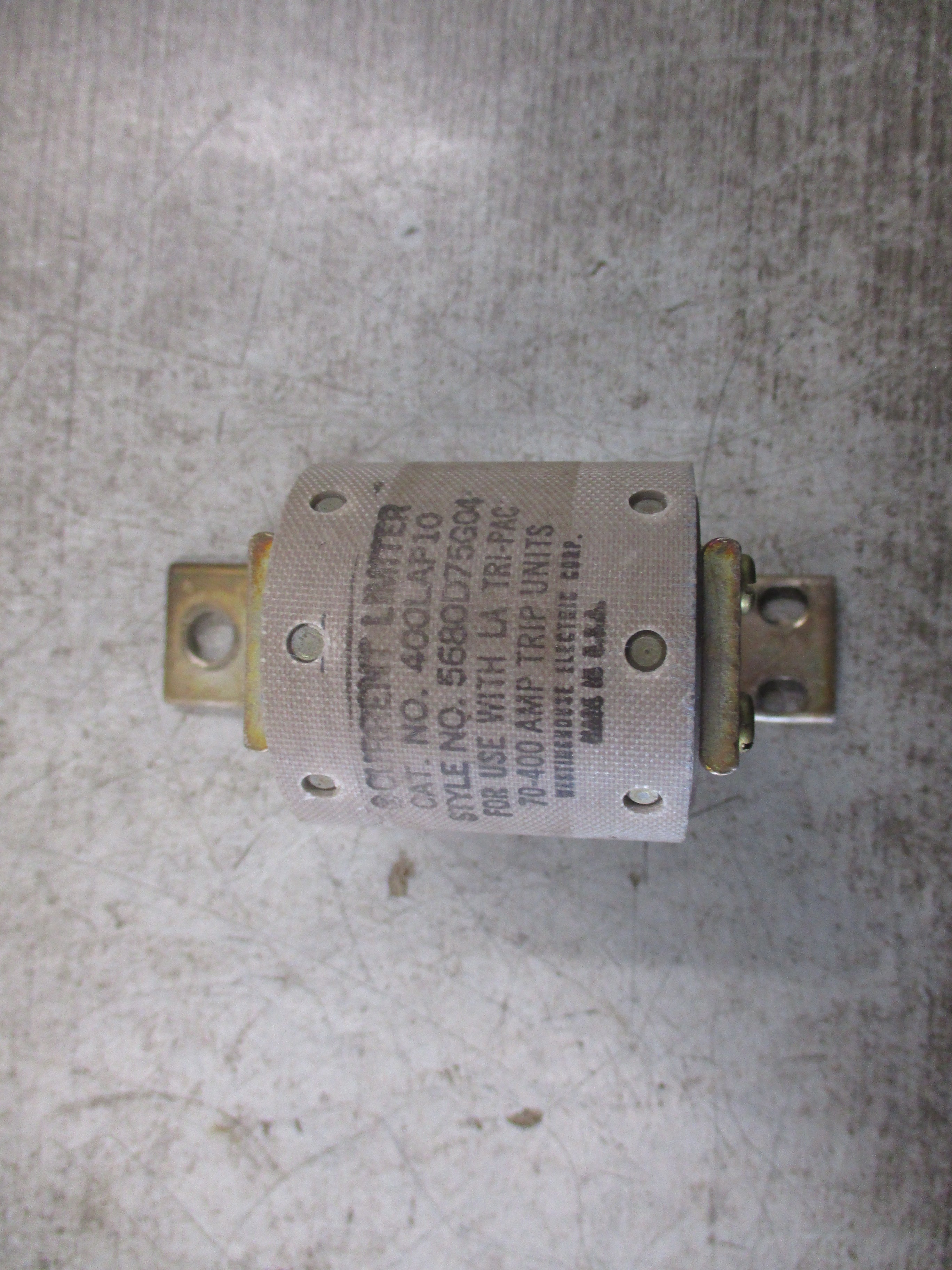 Westinghouse Current Limiter 400LAP10 Style #: 5680D75G04 70-400A Used