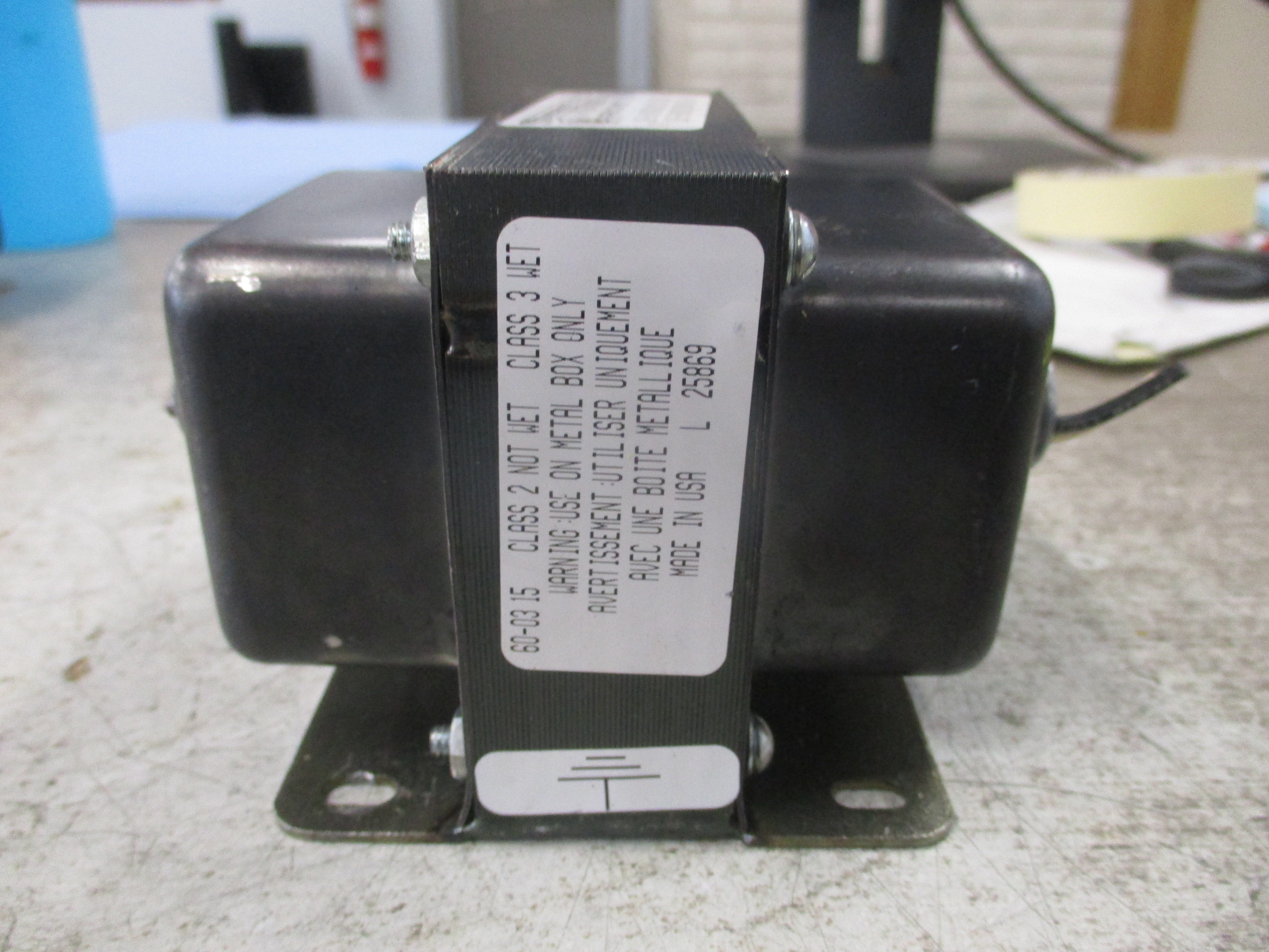 RE Technologies ,Inc. Transformer 691-U100 96VA Pri: 120V Sec: 24V 50/60Hz Used