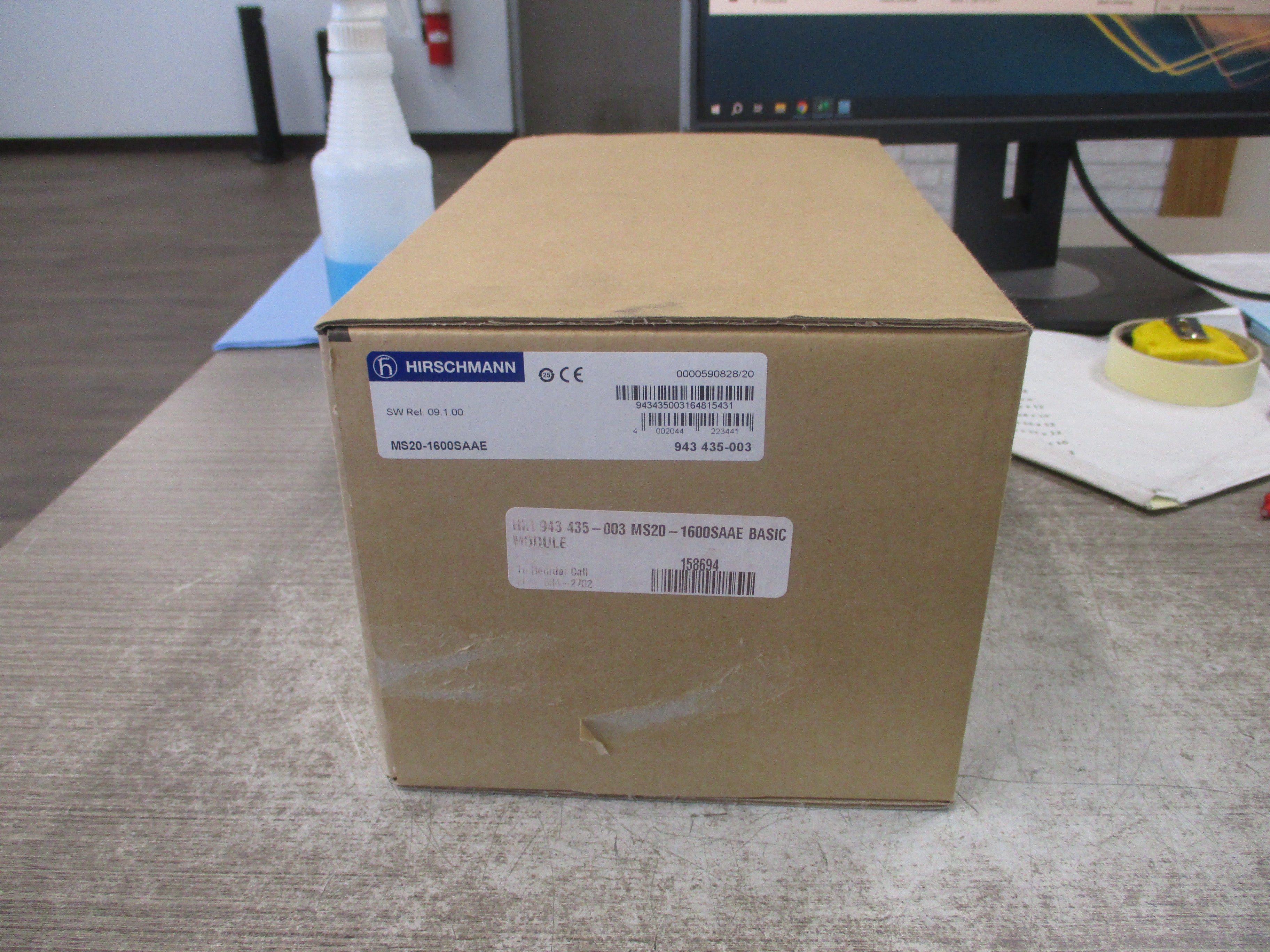 Hirschmann Industrial Ethernet Switch Backplane MS20-1600SAAE SW Rel. 09.1.00
