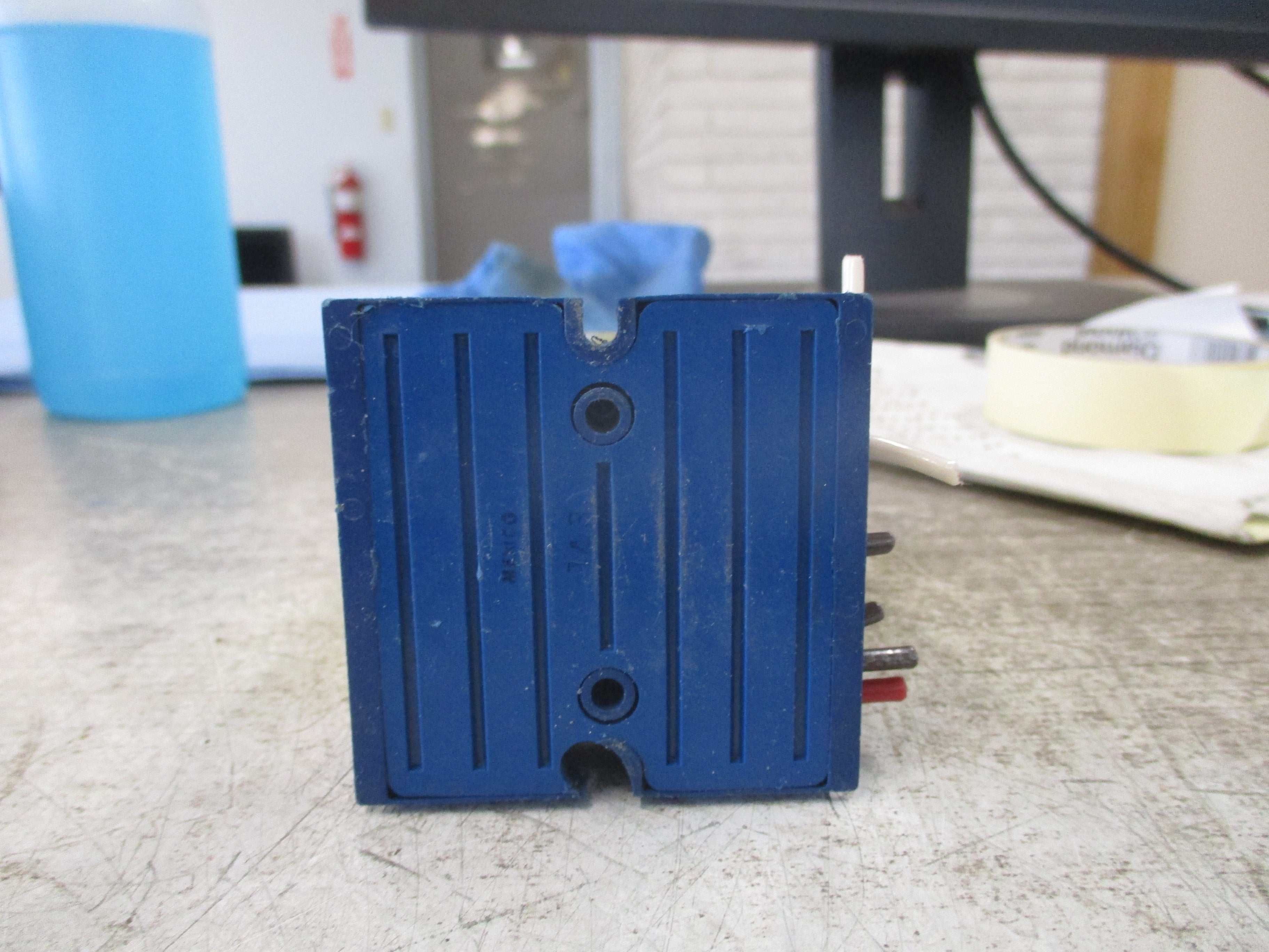 Potter & Brumfield Time Delay Relay CDB-38-70014 Range .1-10sec W/Base Used