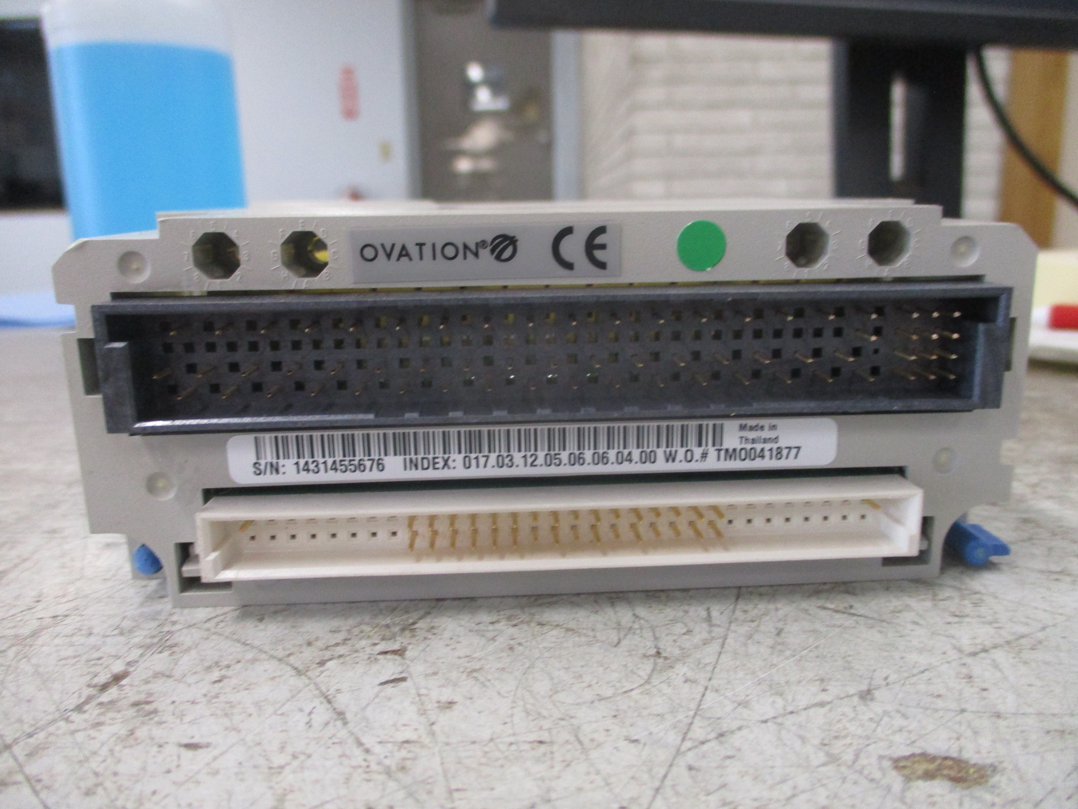 Emerson Ovation Digital Input Module 1C31232G03 125VAC/VDC Diff *Broken Mount*