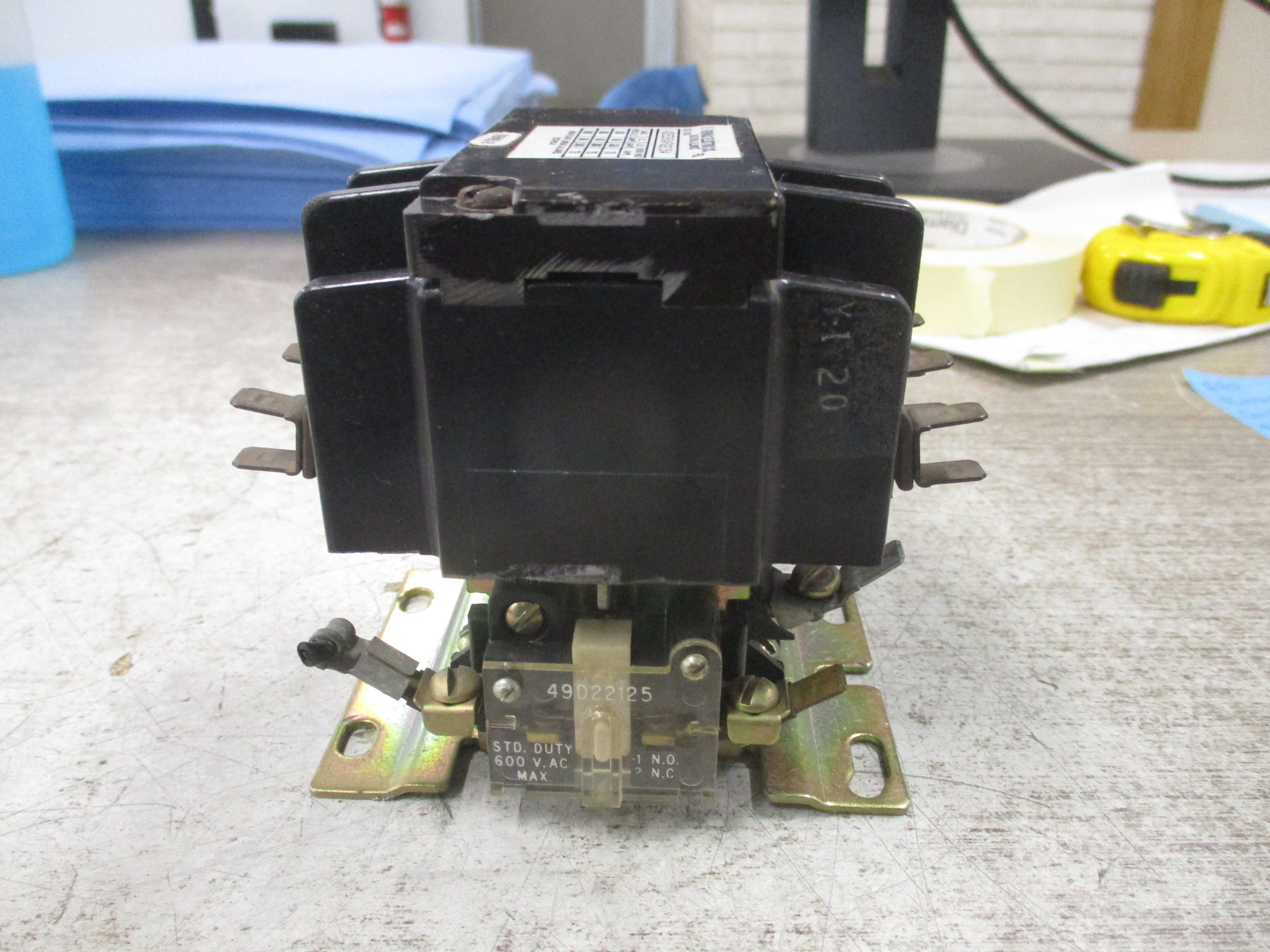 Furnas Contactor 42EE35AFGE154 110/120V Coil 60A 600V Used