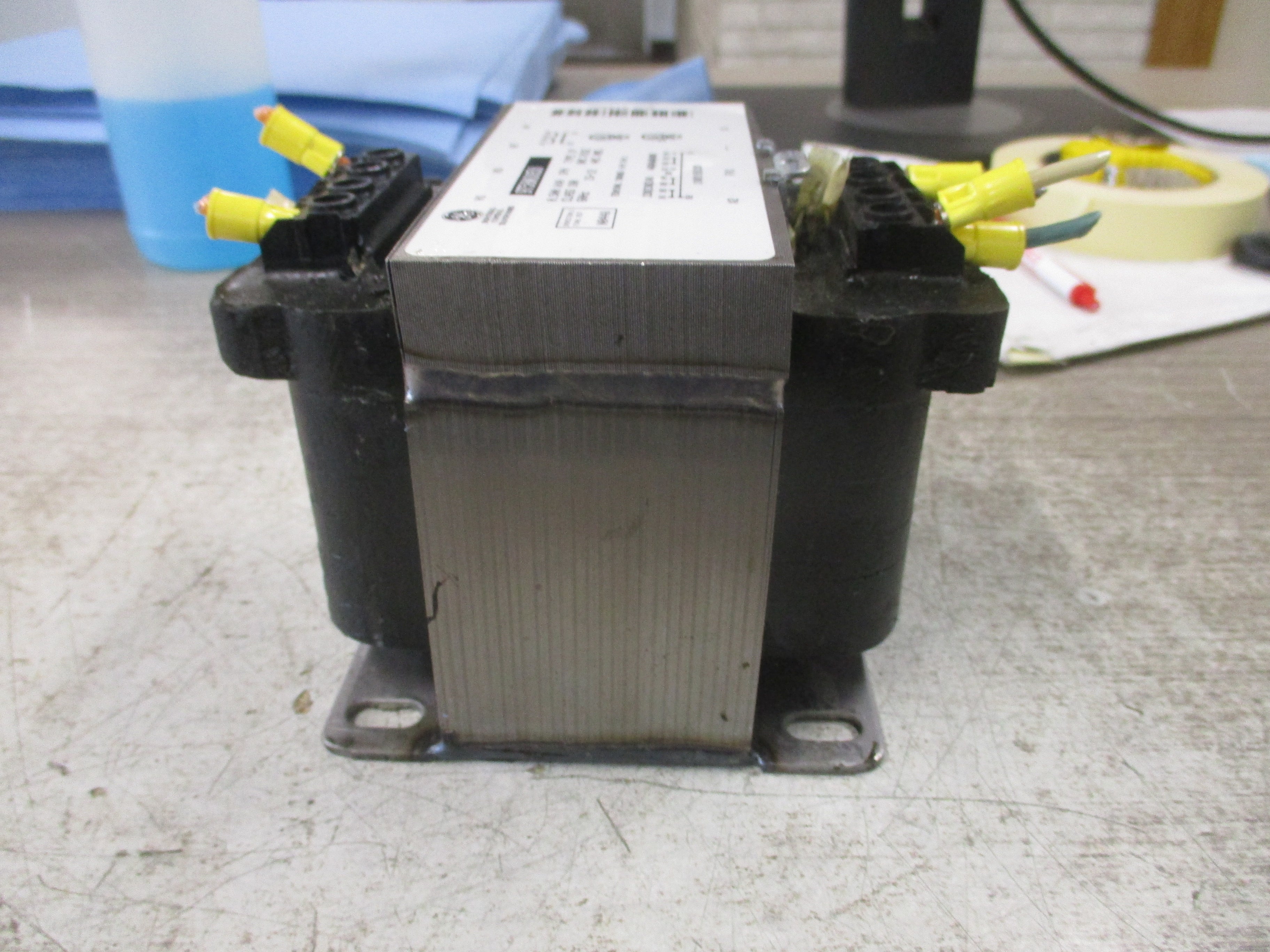 GE Control Transformer 9T58K0050 0.500KVA Pri: 240/480V Sec: 120V 1Ph 60Hz Used
